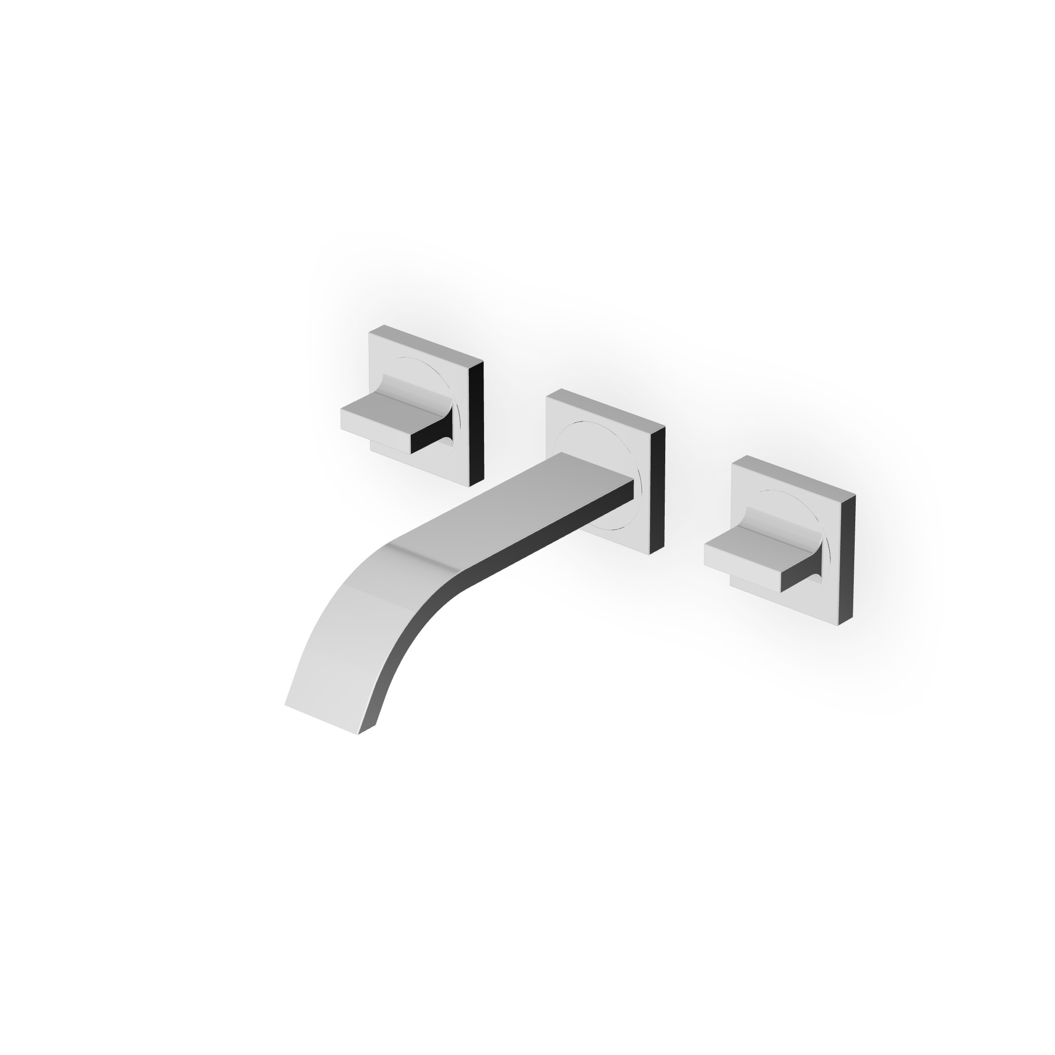 Zucchetti - 3 hole built-in basin mixer
