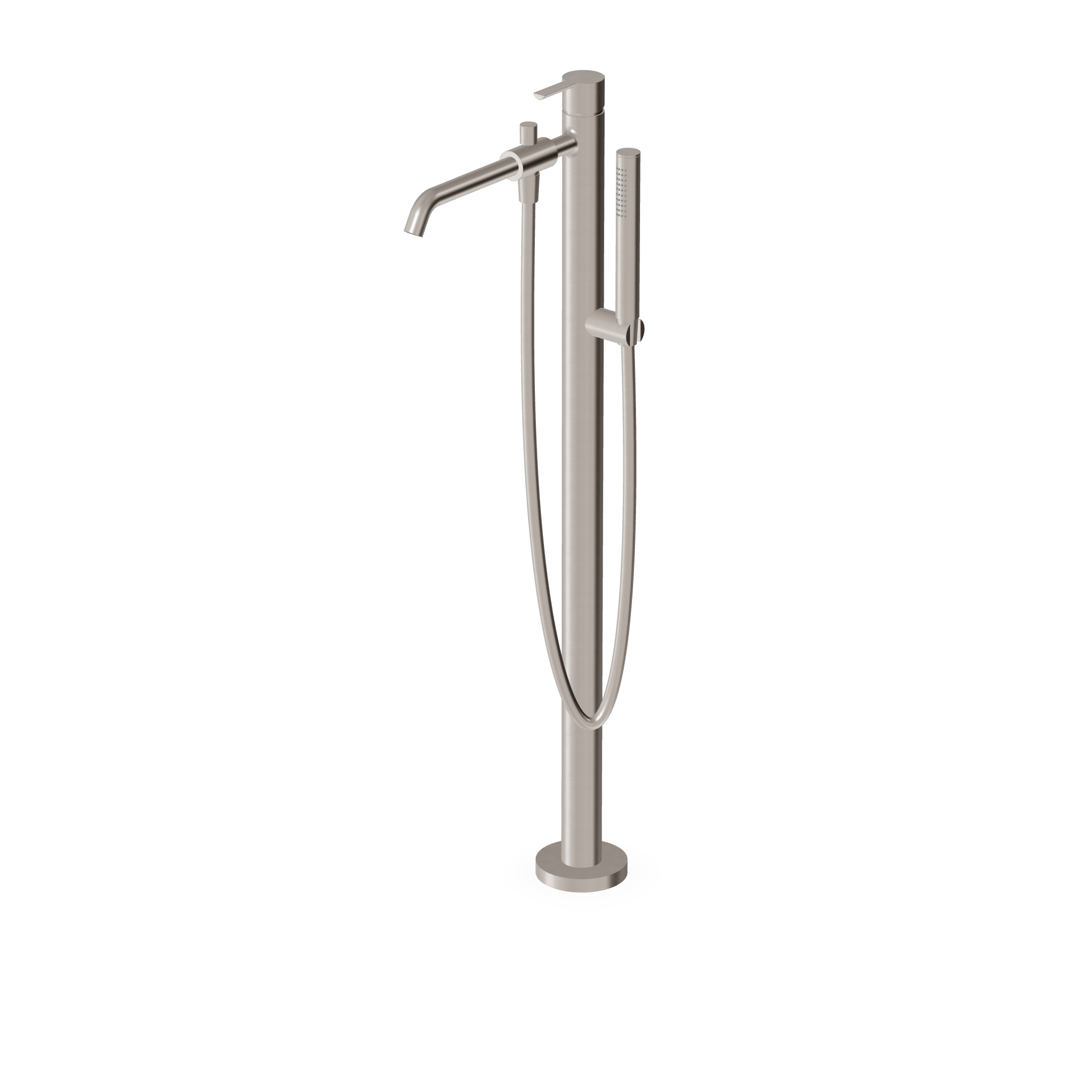 Zucchetti - Free standing single lever bath-tub mixer