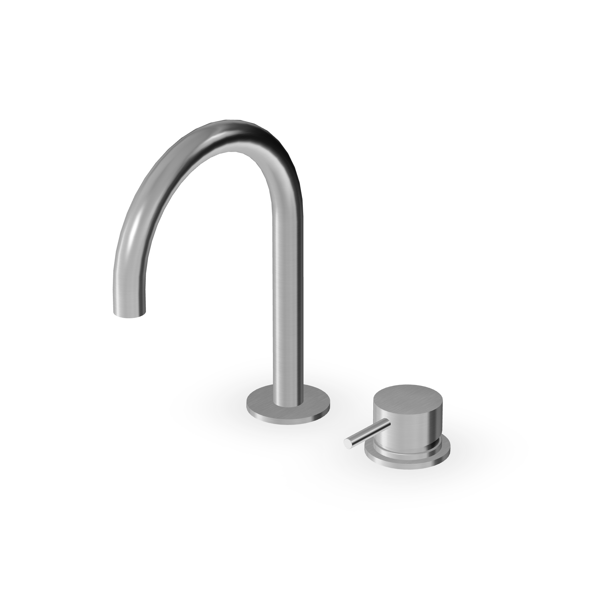 Zucchetti - 2 hole single lever basin mixer