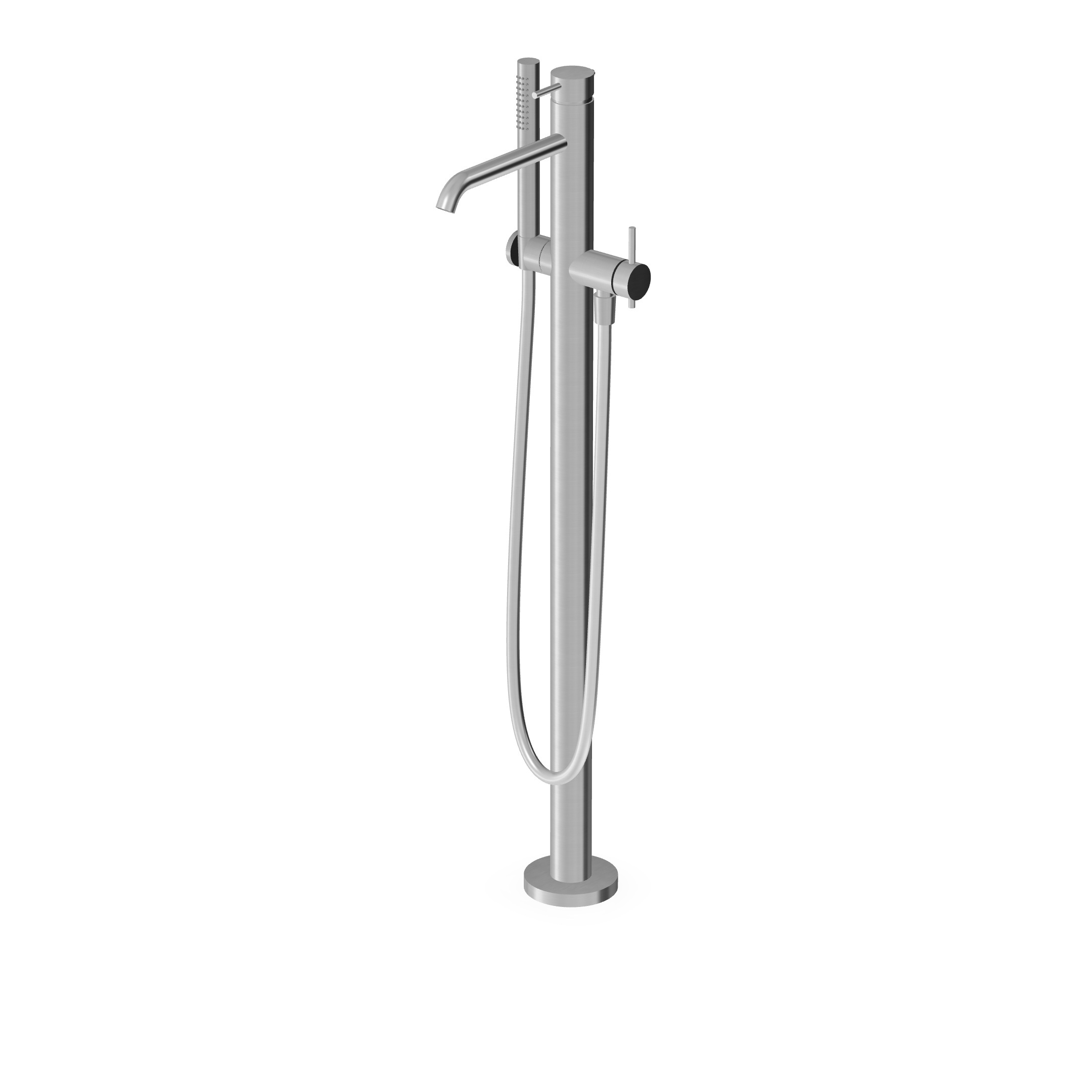 Zucchetti - Free standing single lever bath-tub mixer