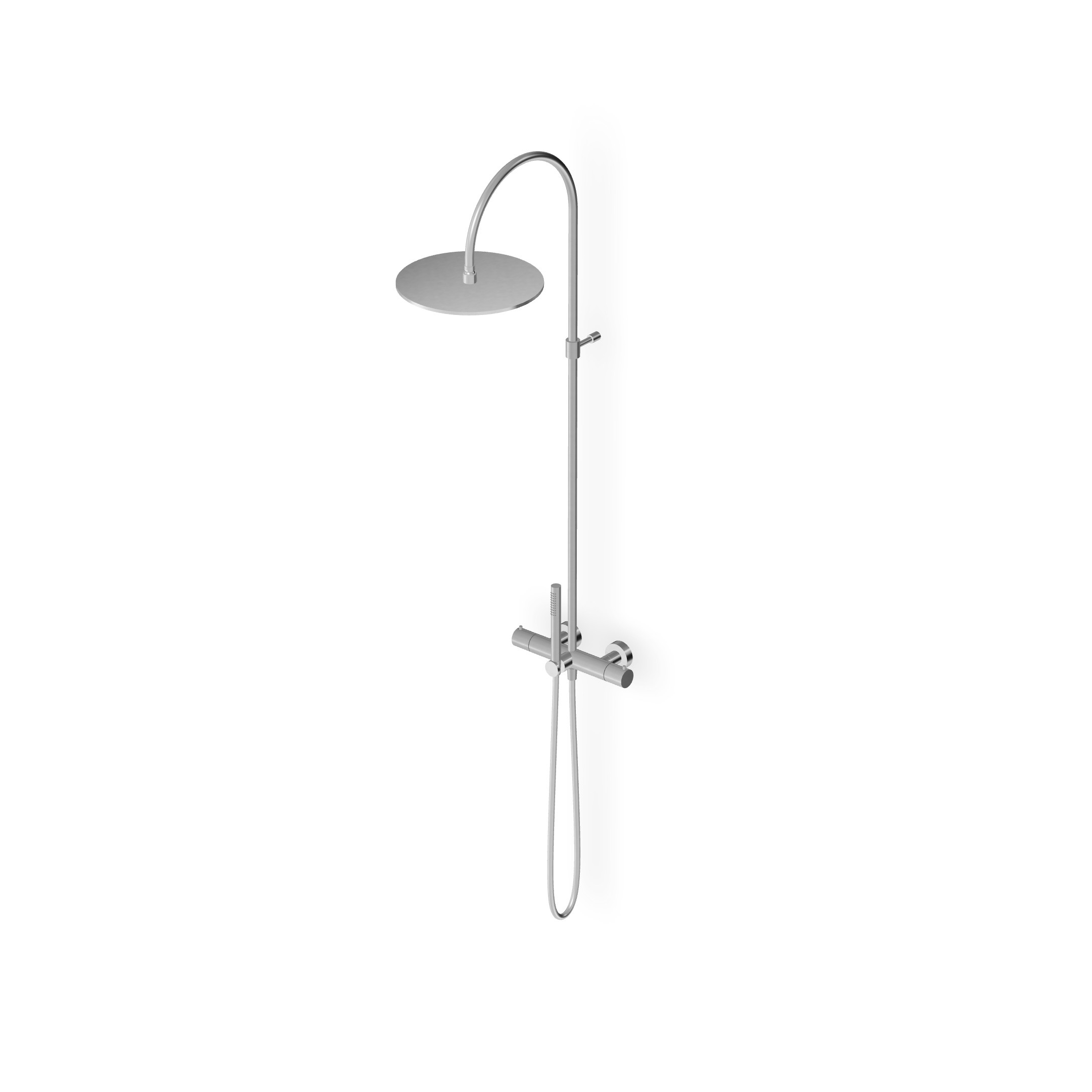 ソリッド様 Zucchetti - Shower column with exposed thermostatic mixer