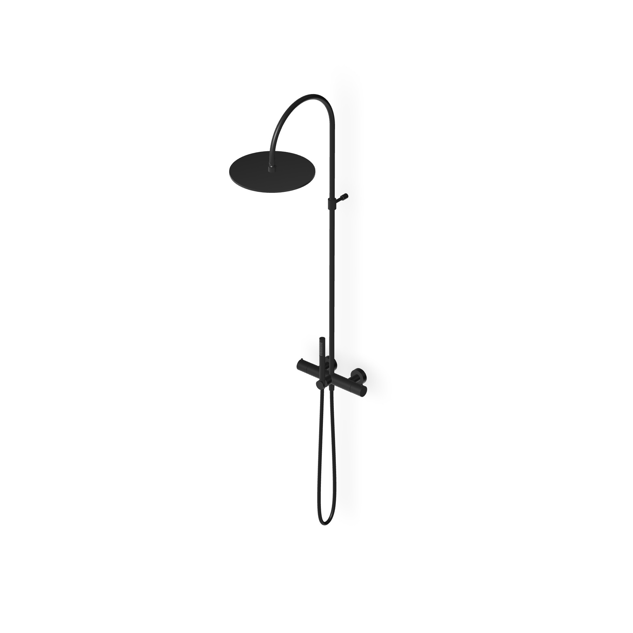 Zucchetti - Shower column with exposed thermostatic mixer