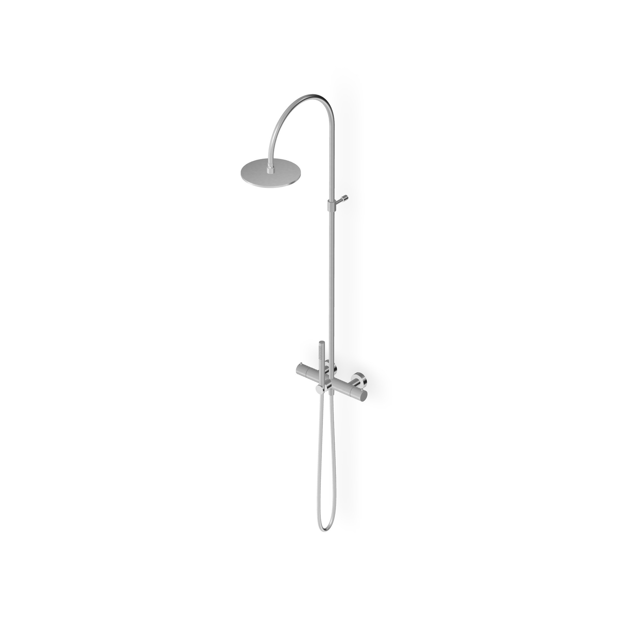 Zucchetti - Shower column with exposed thermostatic mixer