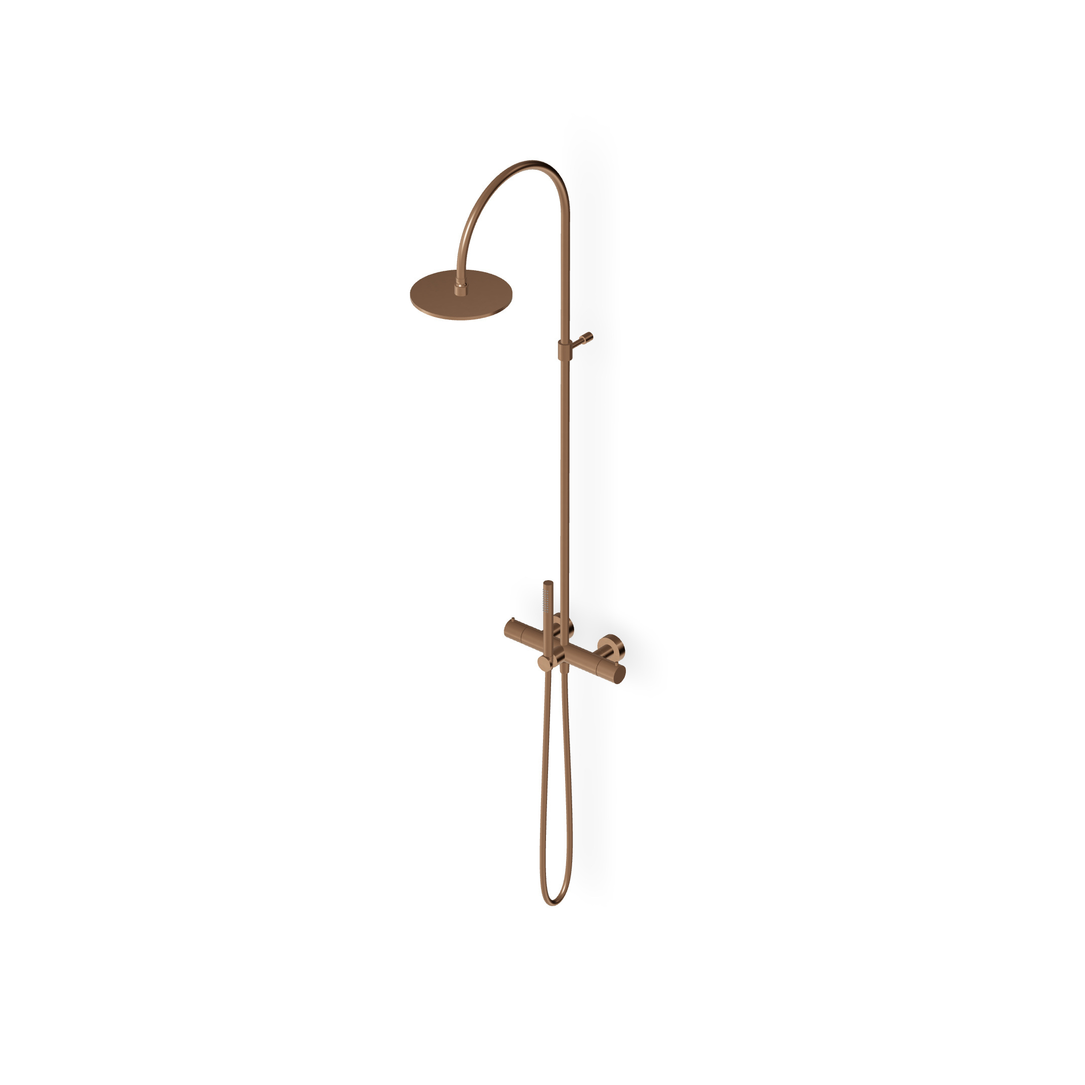 Zucchetti - Shower column with exposed thermostatic mixer