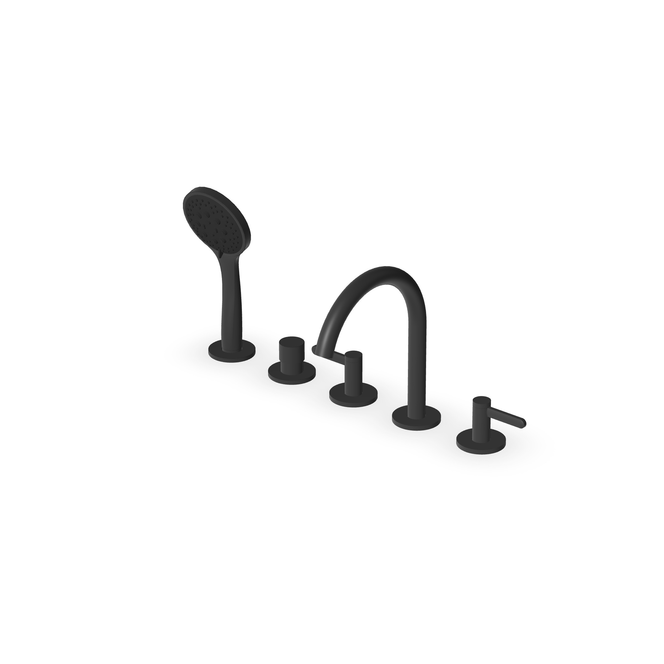 Zucchetti - 5 hole bath tub mixer