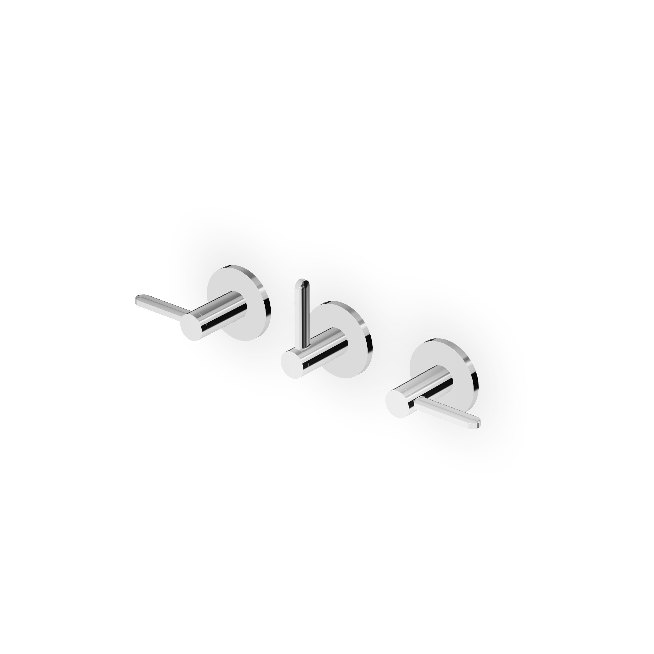 Zucchetti - 3 hole built-in bath-shower mixer