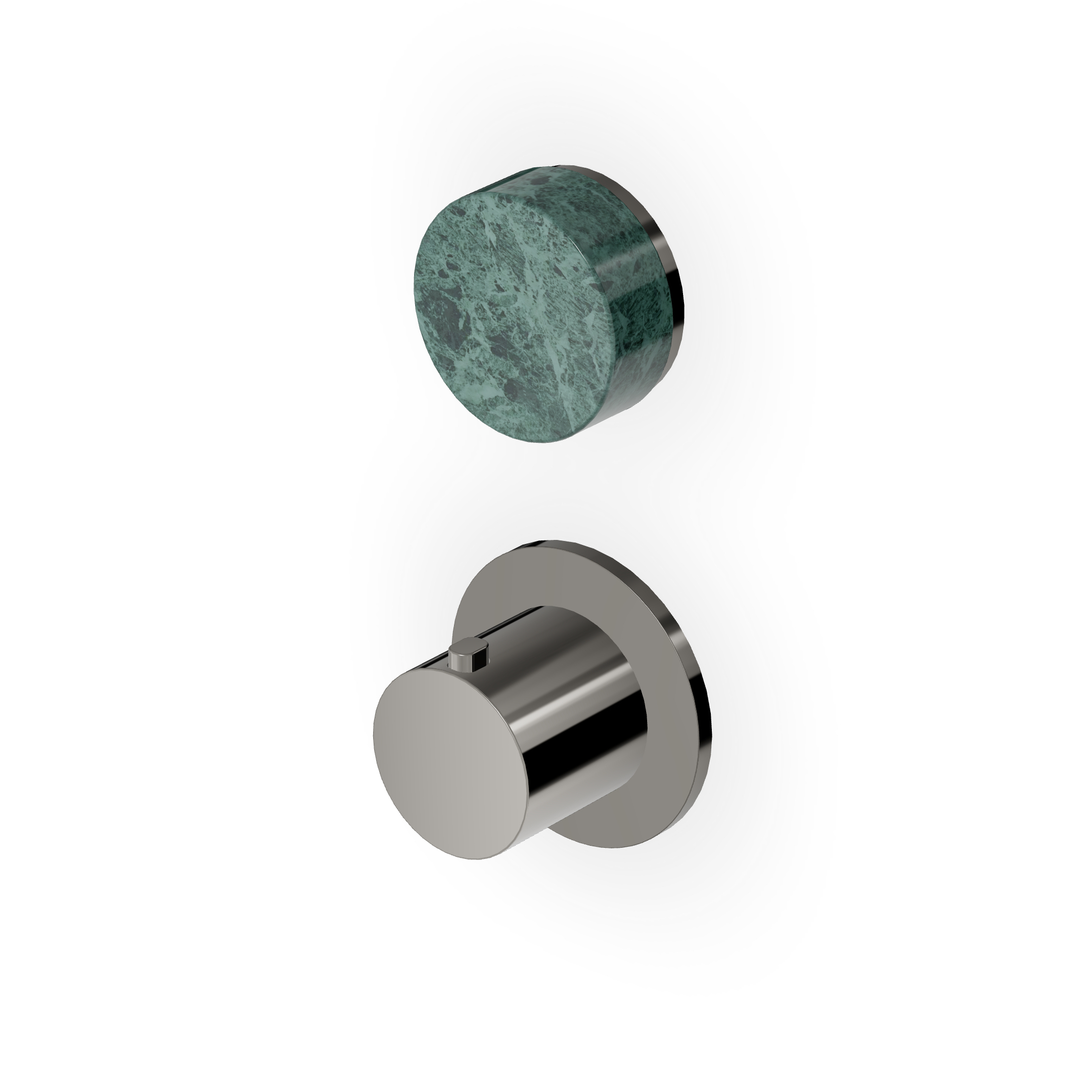 Zucchetti - Built-in thermostatic shower mixer, 1 stop valve