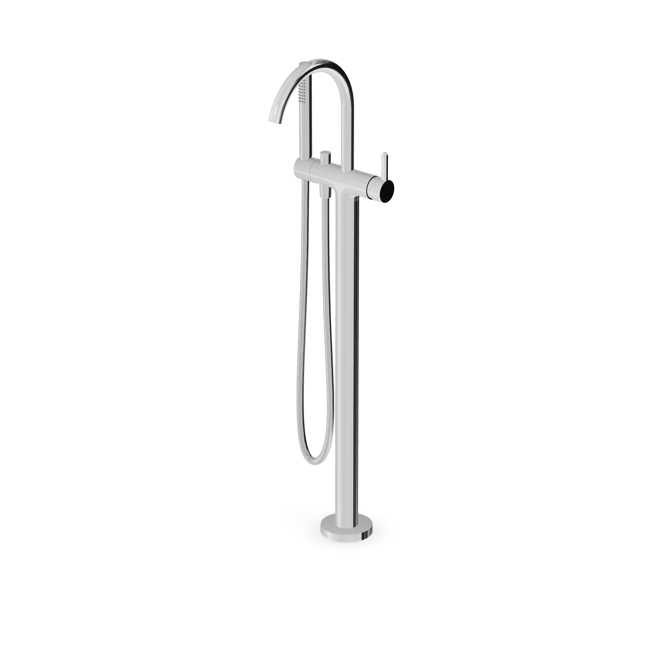 Zucchetti - Free standing single lever bathshower mixer