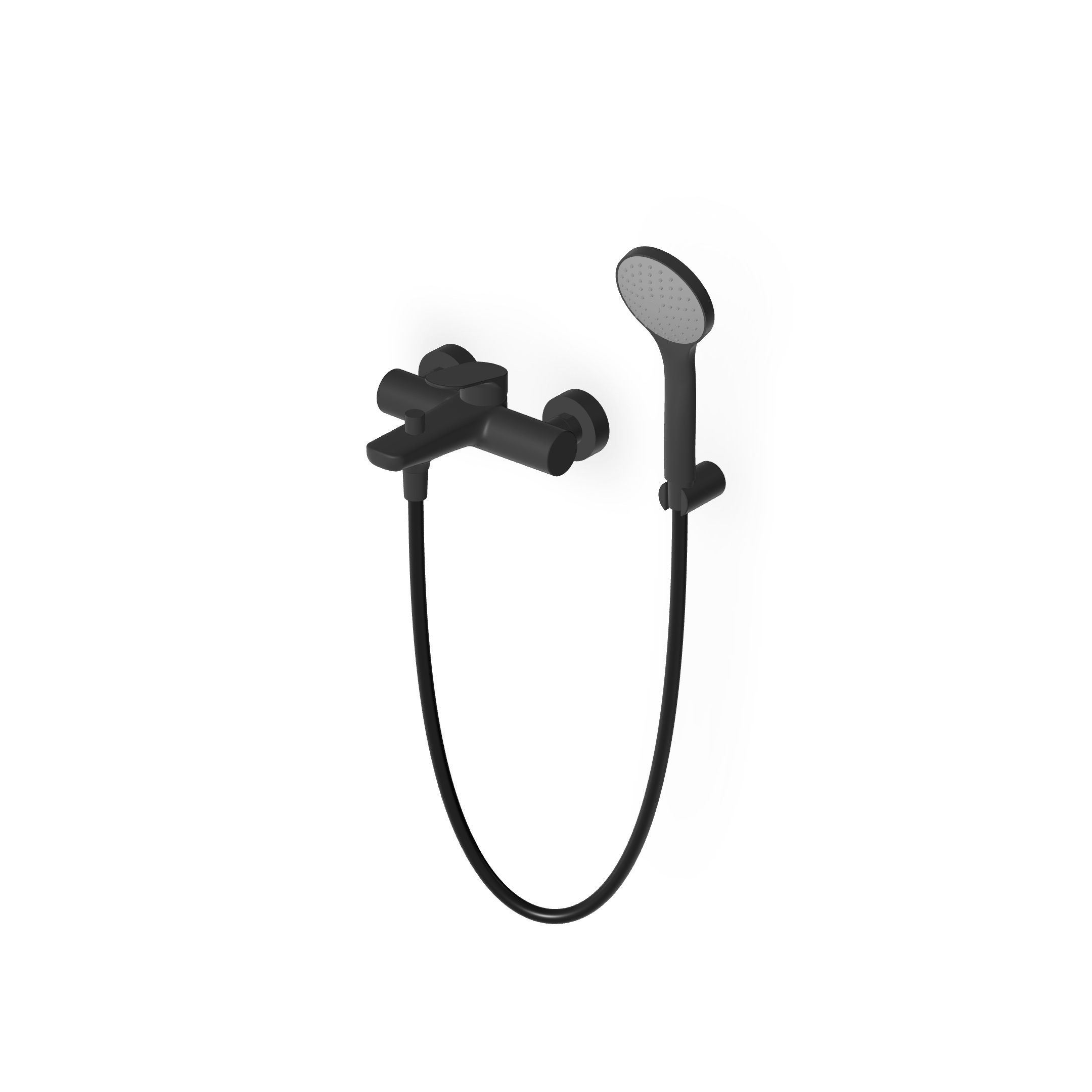 Zucchetti - Exposed single lever bath-shower mixer