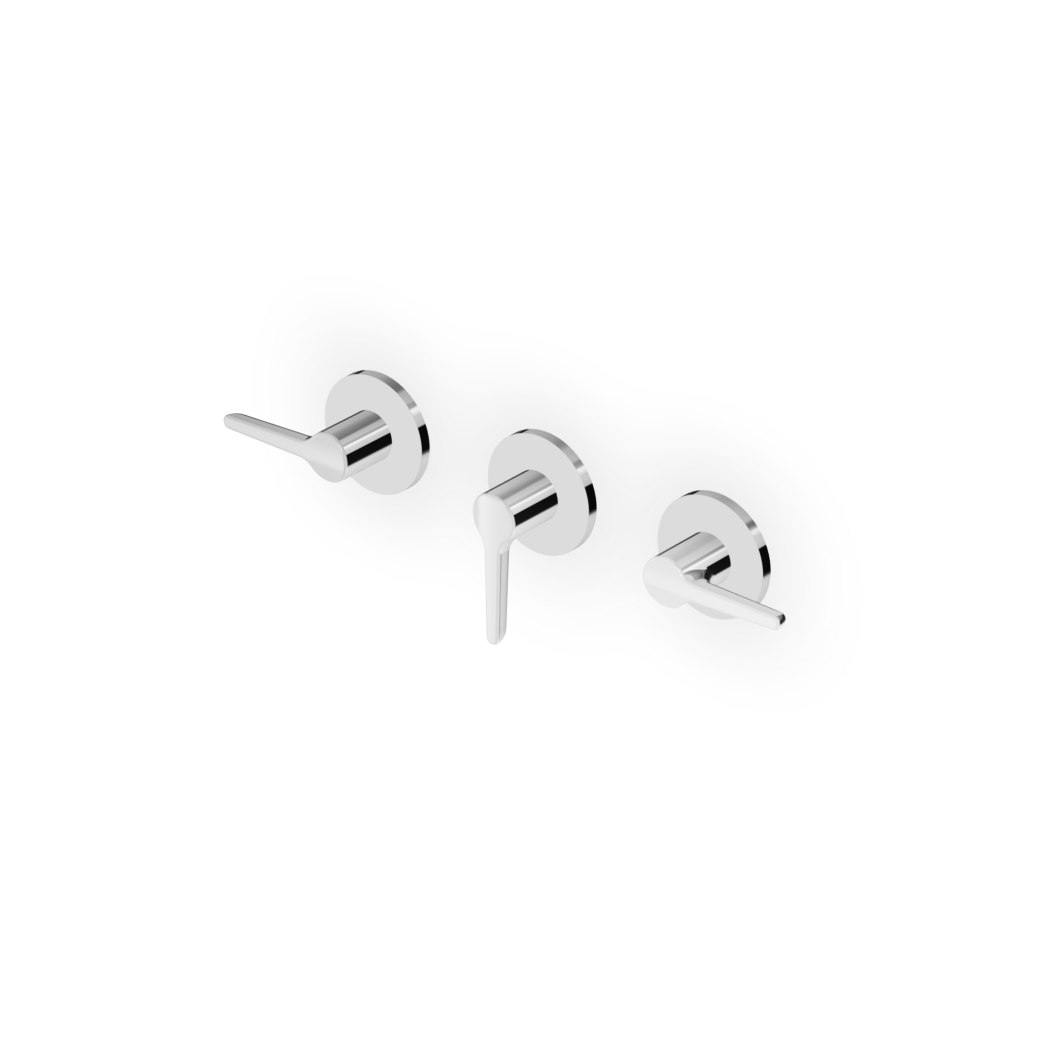 Zucchetti - 3 hole built-in bath-shower mixer