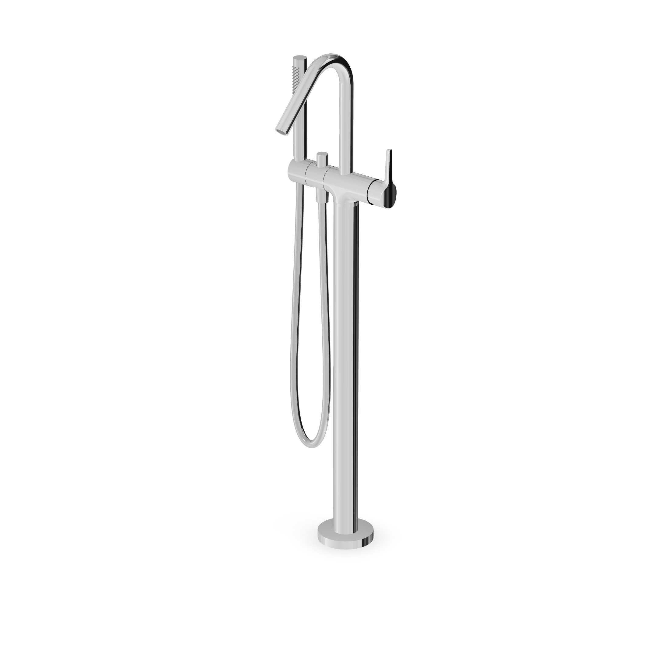 Zucchetti - Free standing single lever bath-tub mixer