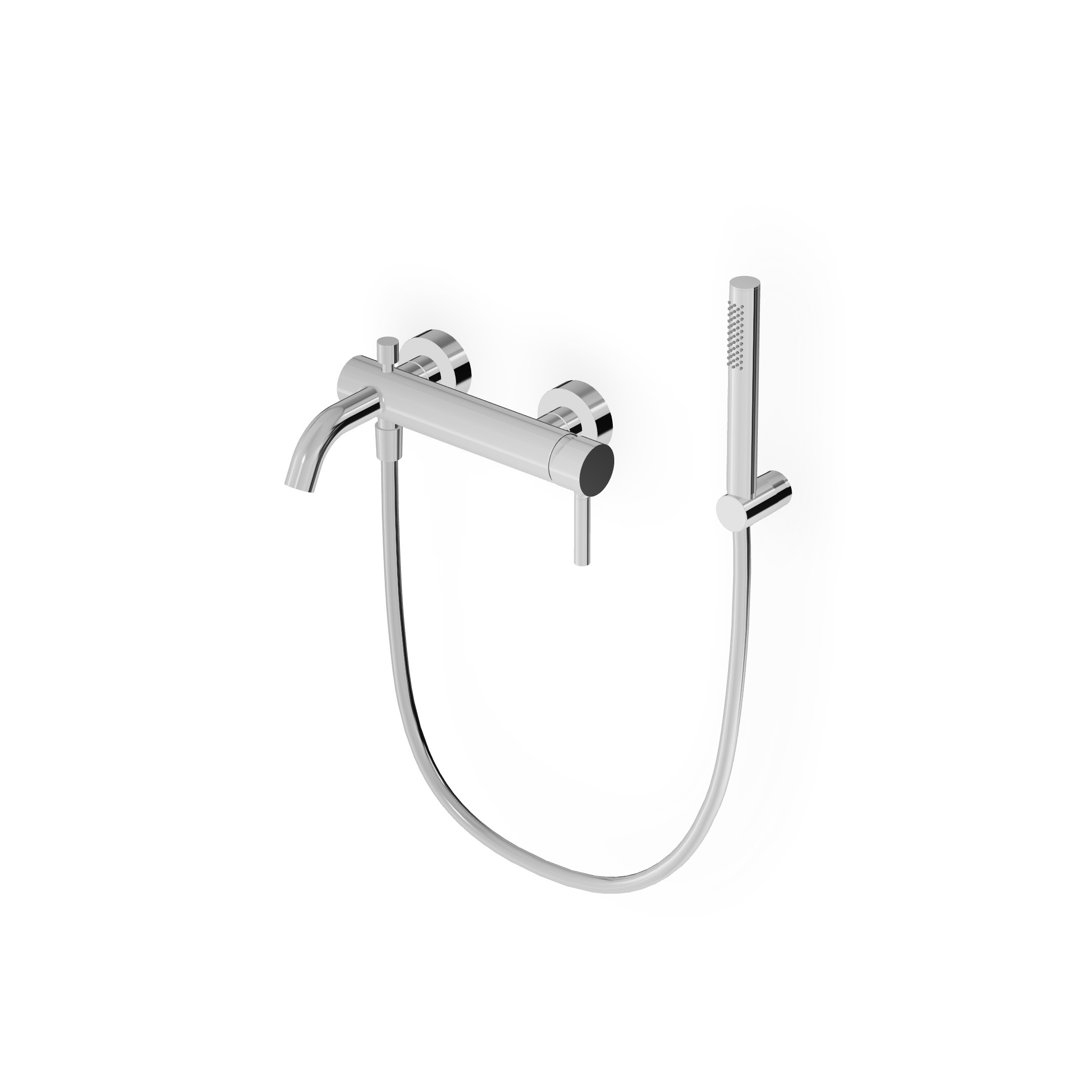 Zucchetti - Exposed single lever bath-shower mixer