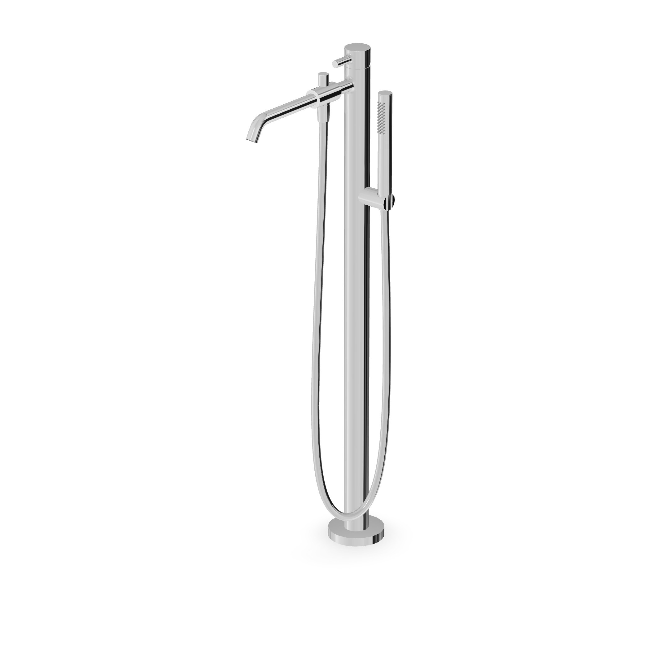Zucchetti - Free standing single lever bath-tub mixer