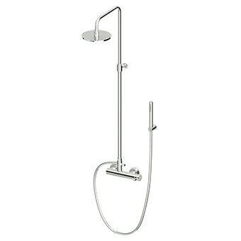 Zucchetti - Shower column with exposed single lever mixer