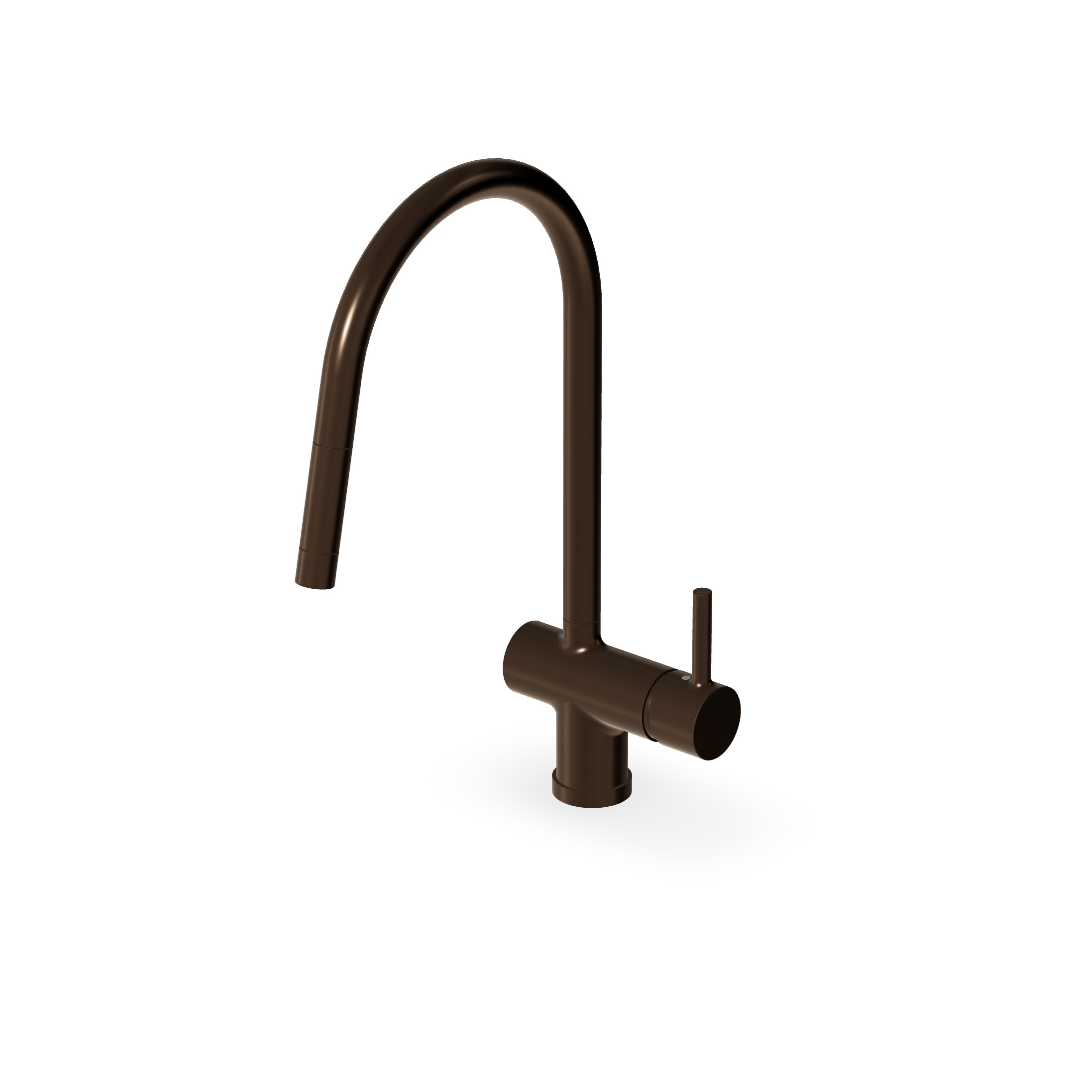Zucchetti - Pan S single lever sink mixer, swivel spout and spray