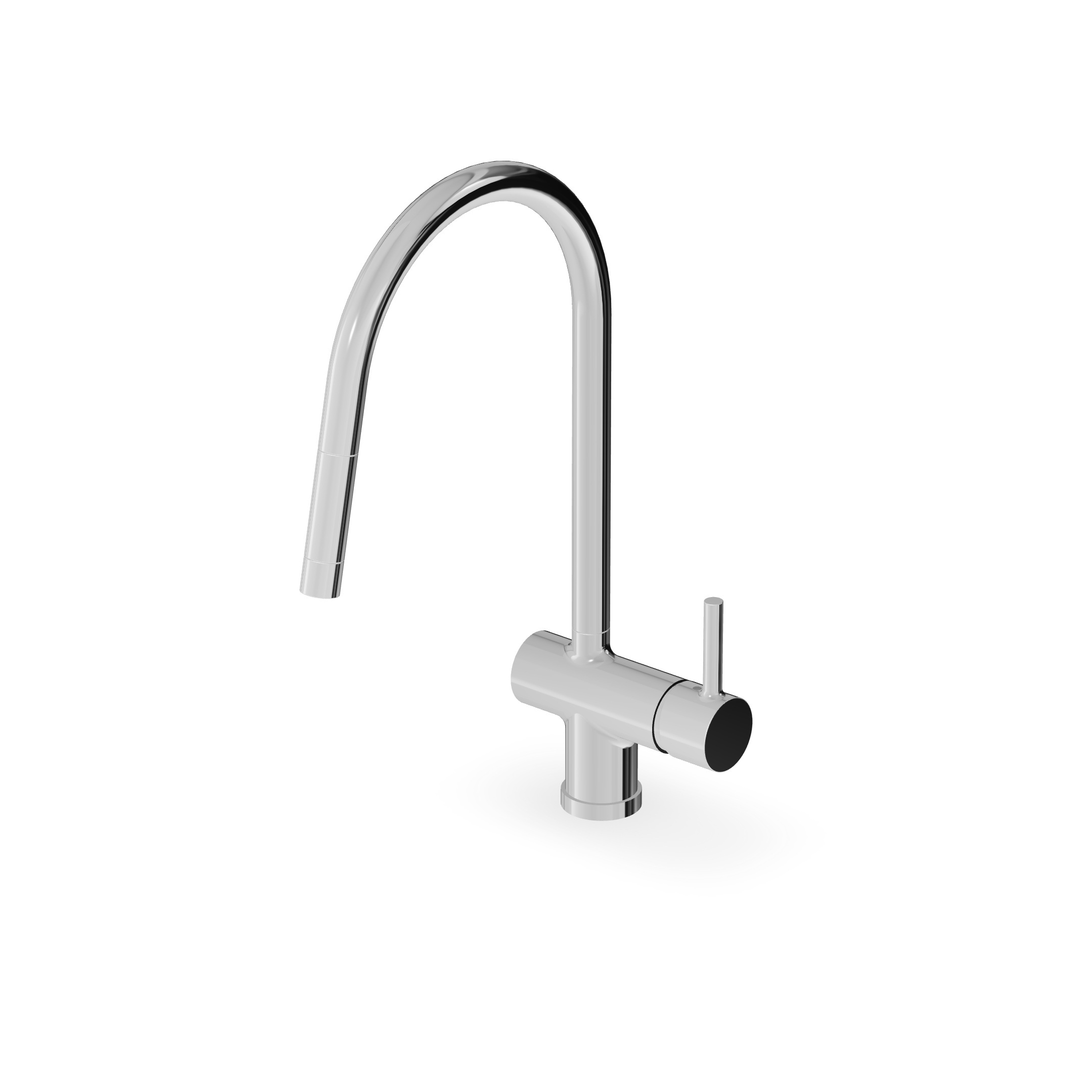 Zucchetti - Pan S single lever sink mixer, swivel spout and spray
