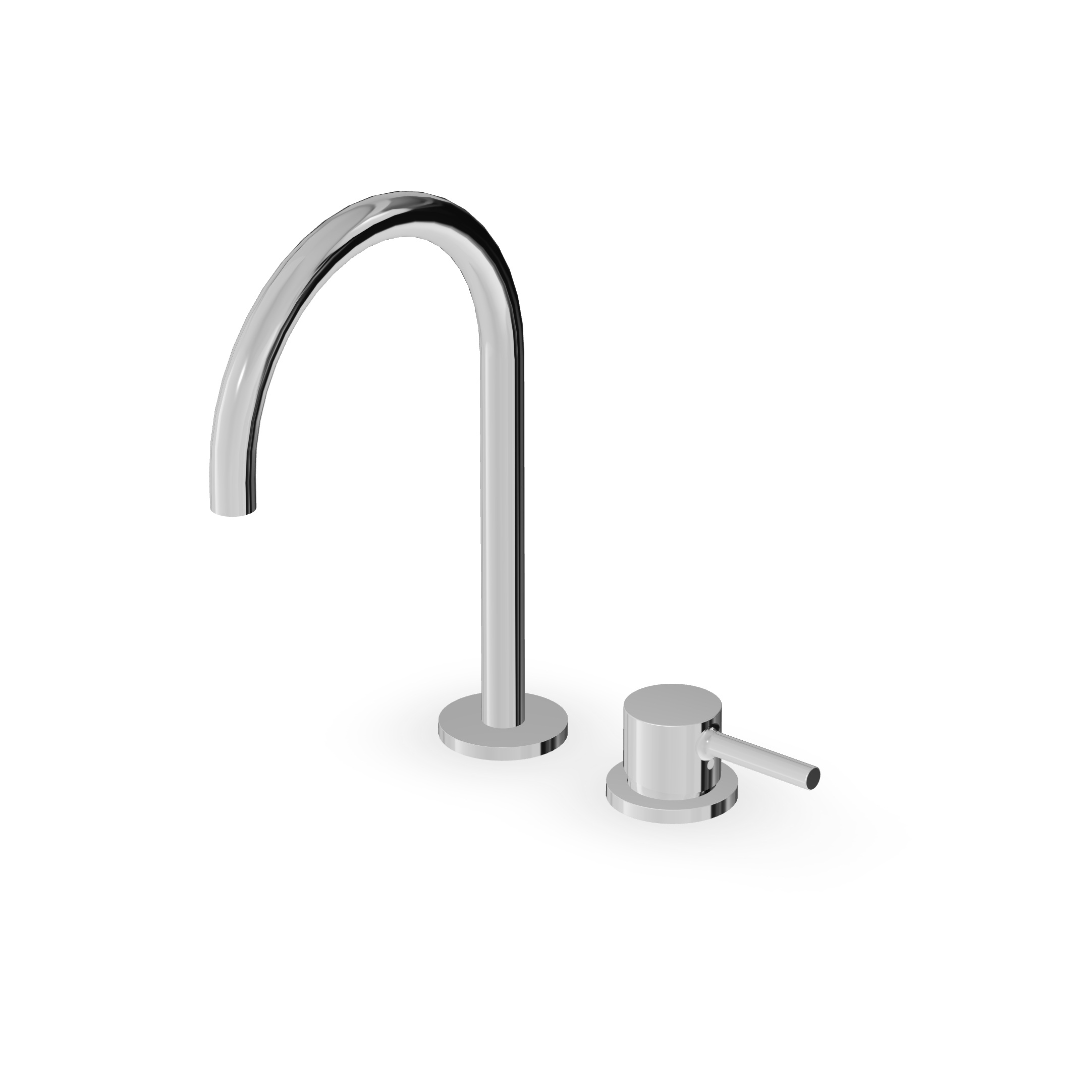 Zucchetti - 2 hole single lever basin mixer