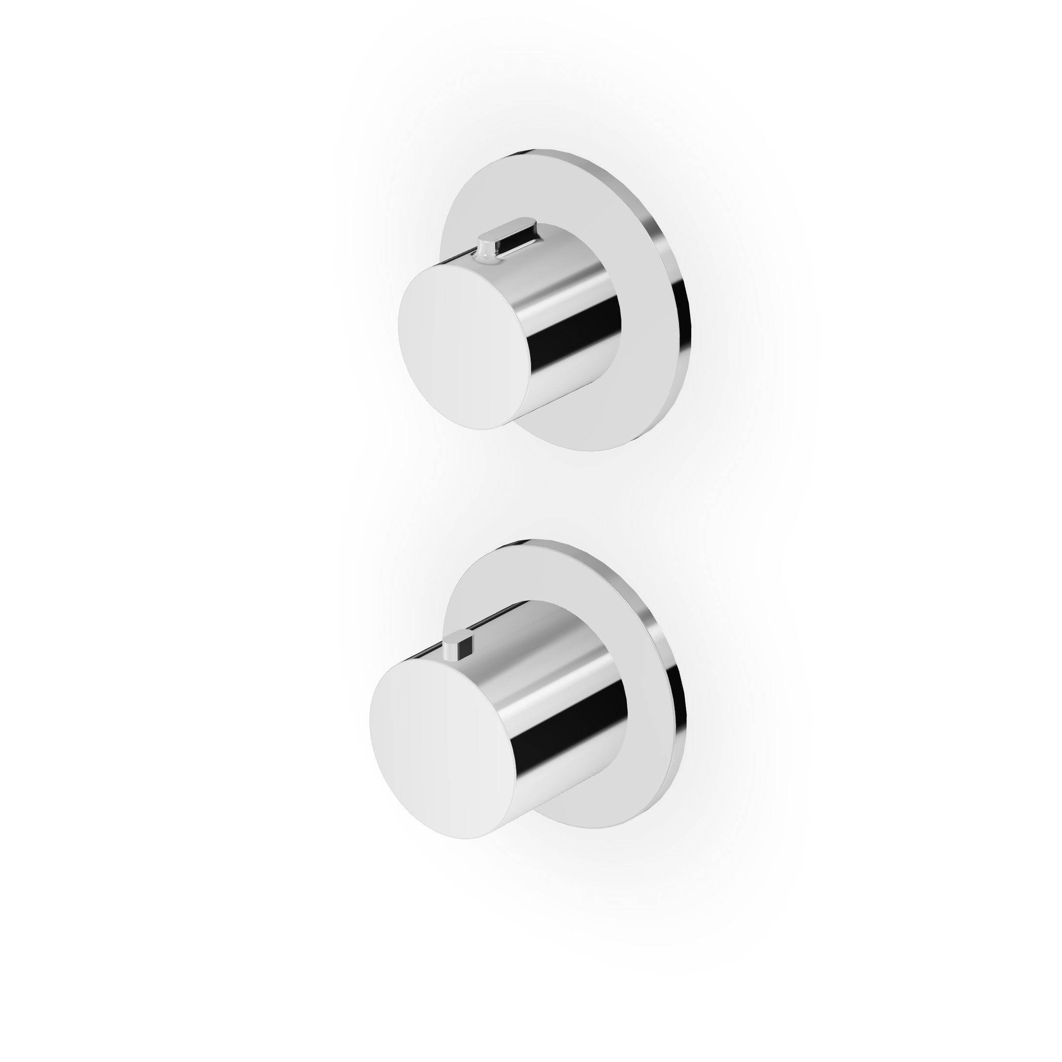 Zucchetti - Built-in thermostatic shower mixer, 1 stop valve