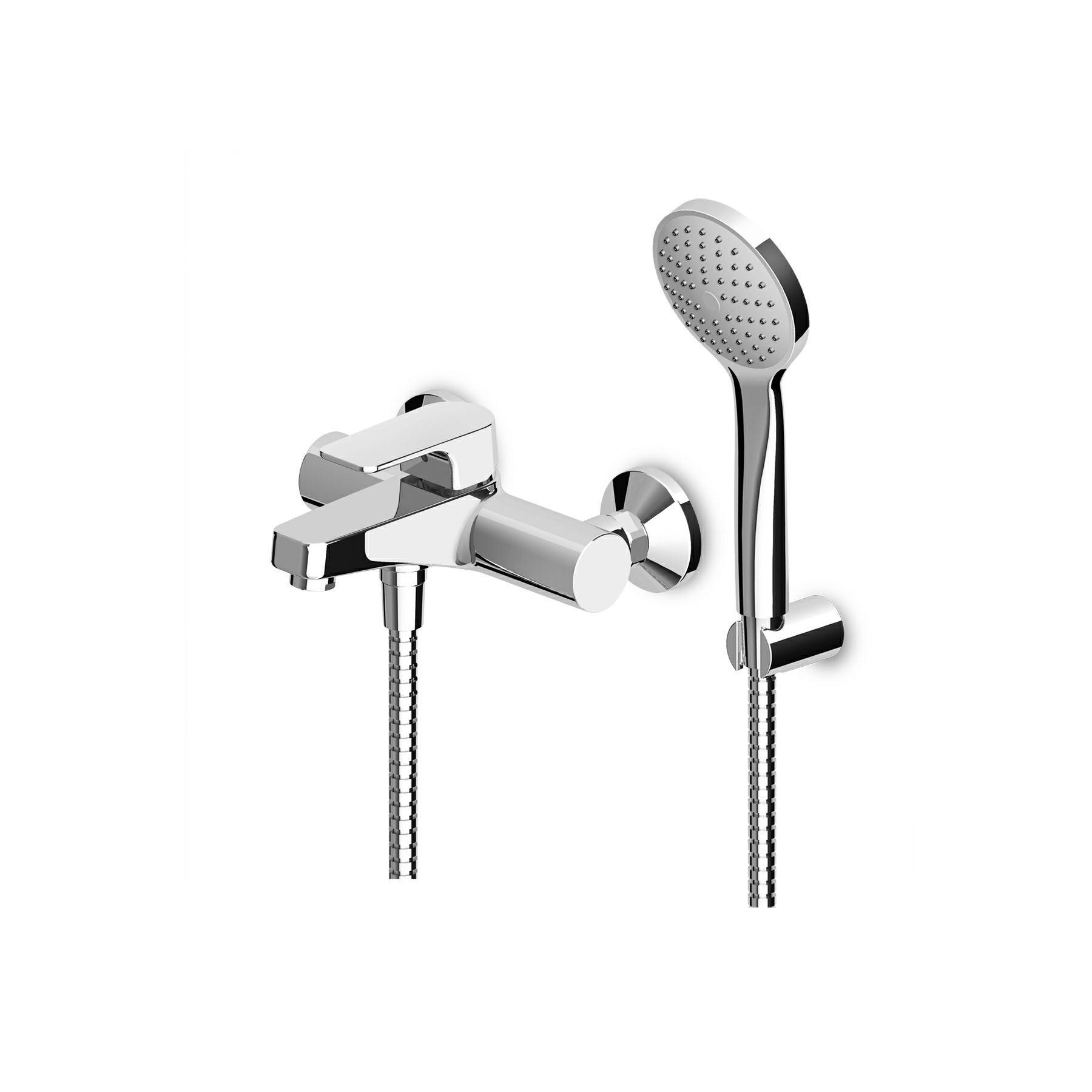 Zucchetti - Exposed single lever bath-shower mixer.