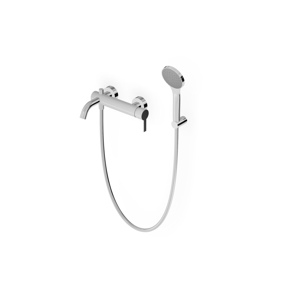 Zucchetti - Exposed single lever bath-shower mixer