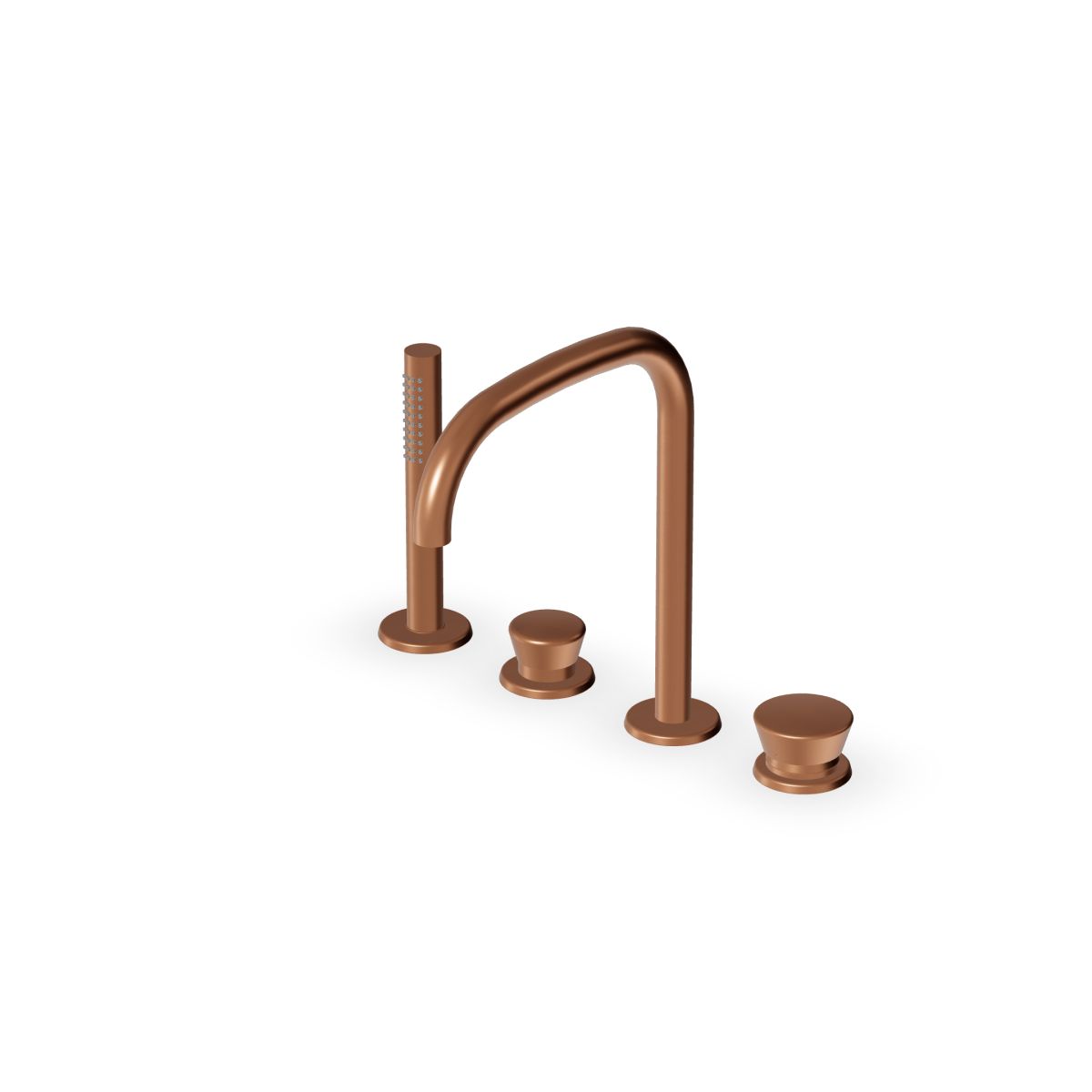 リュ Zucchetti - 4 hole bath tub single lever mixer