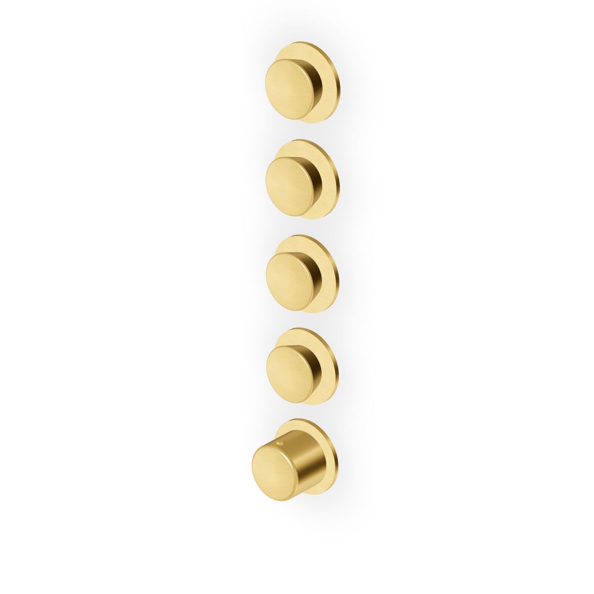 Zucchetti - Built-in thermostatic shower mixer with 4 stop valves