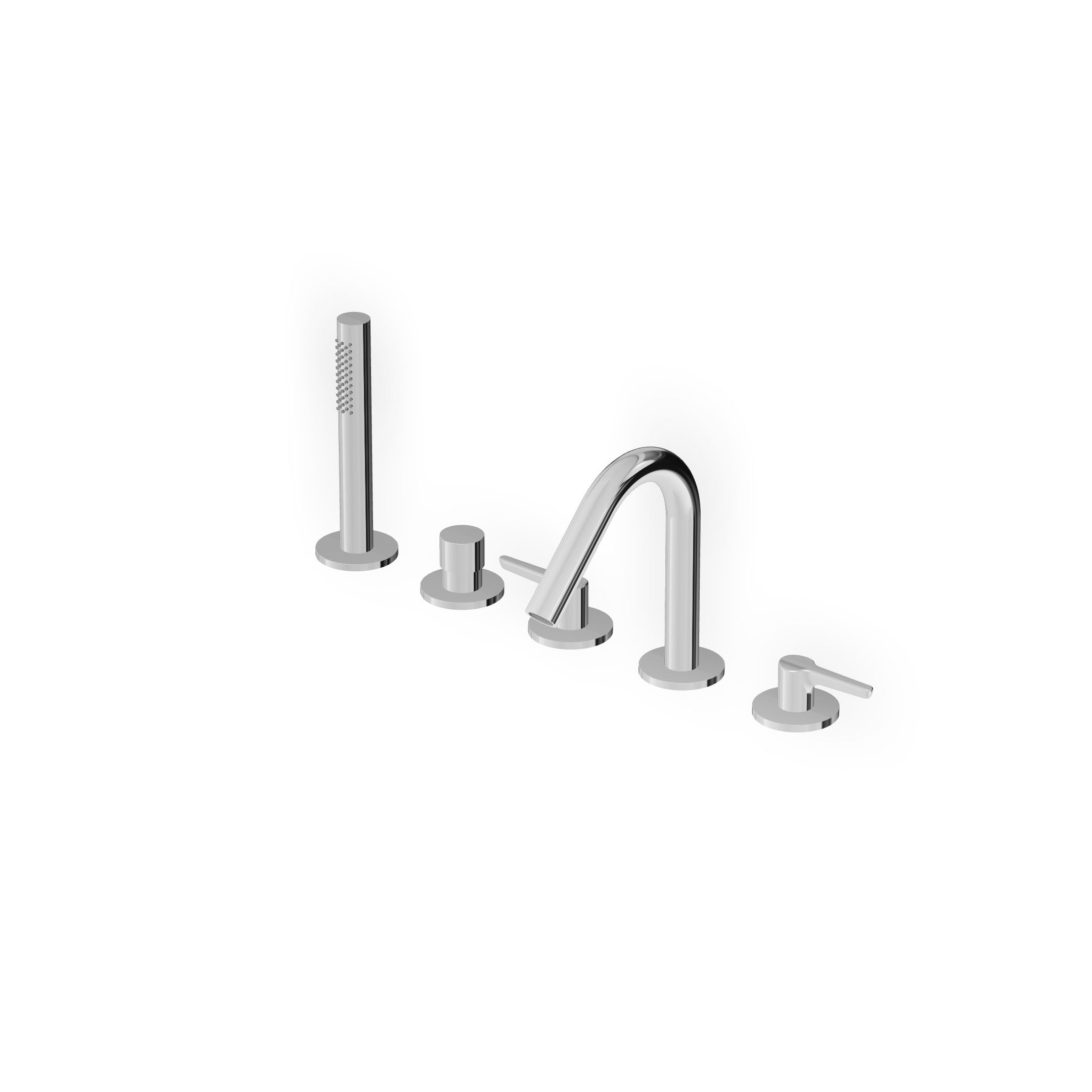 Zucchetti - 5 hole bath-mixer