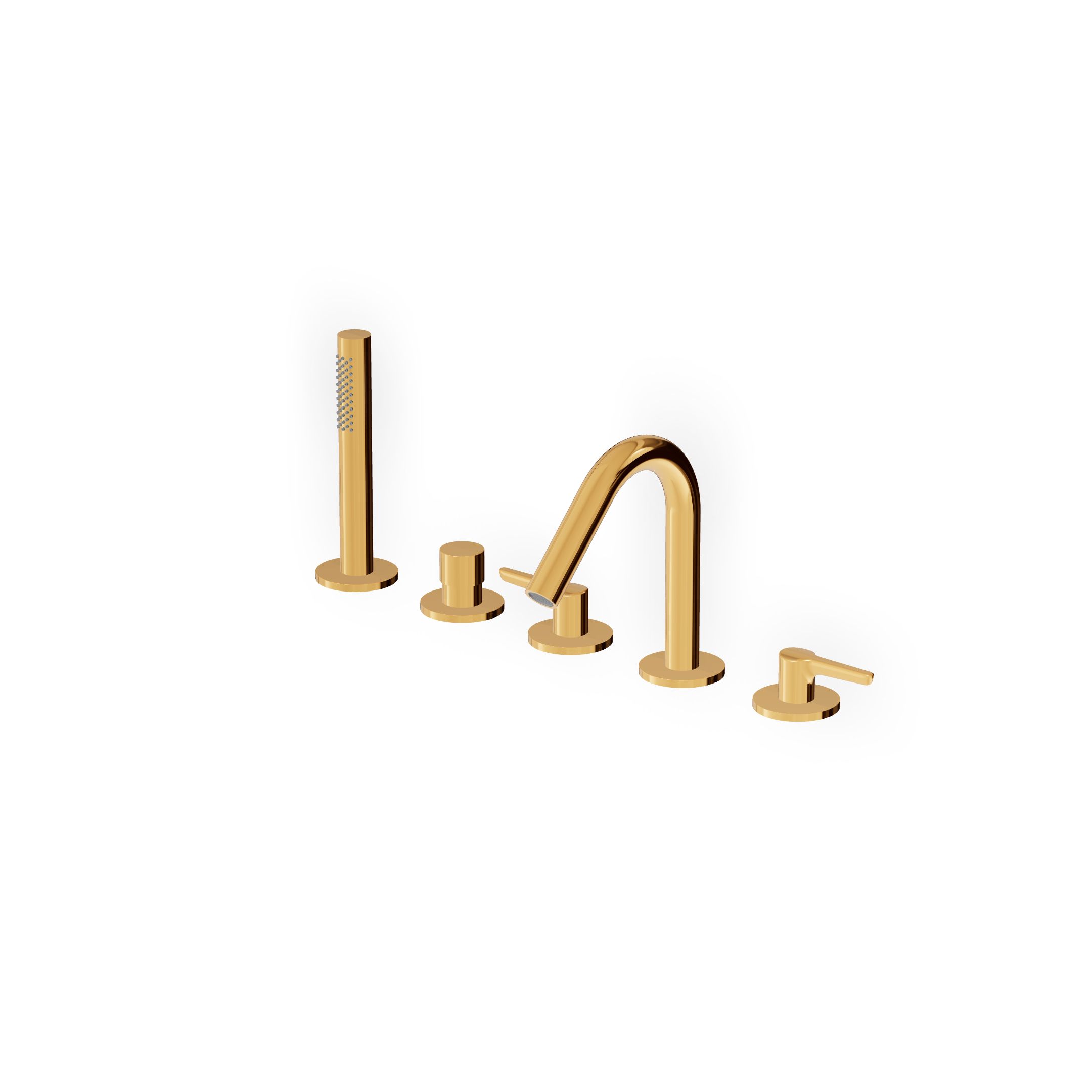 Zucchetti - 5 hole bath-mixer