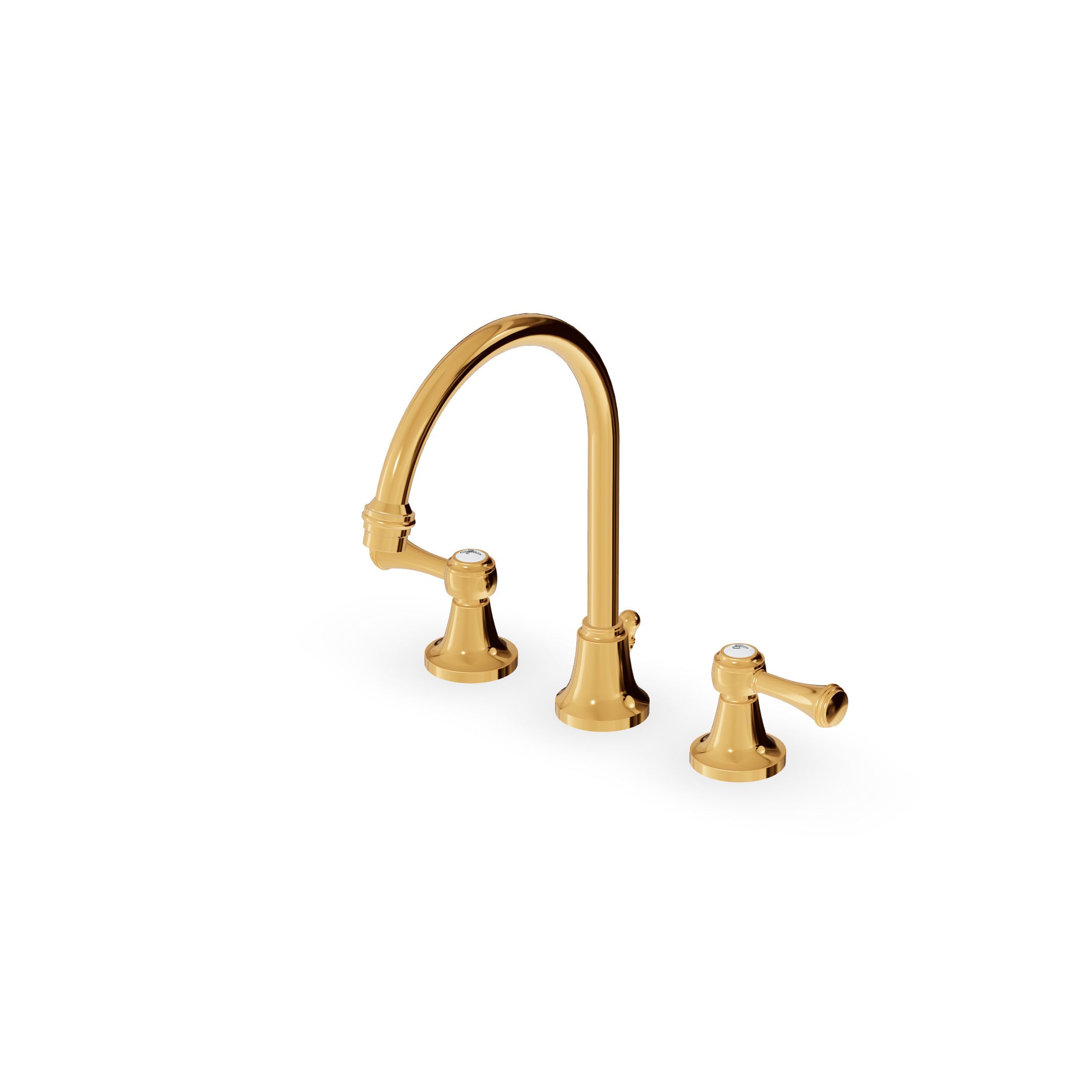 リゾット Zucchetti - 3 hole basin mixer fixed spout