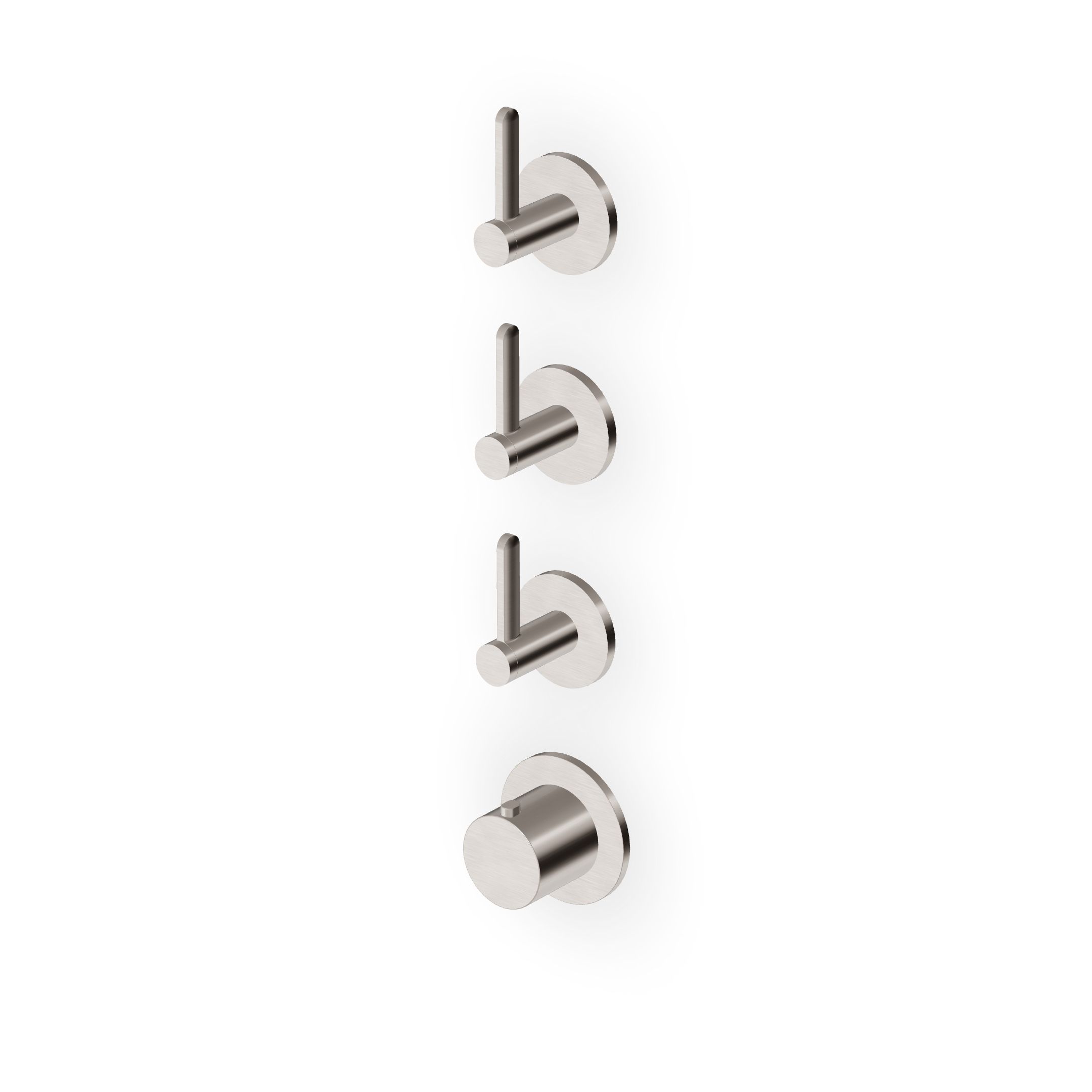 Zucchetti - Built-in thermostatic shower mixer 3 stop valves