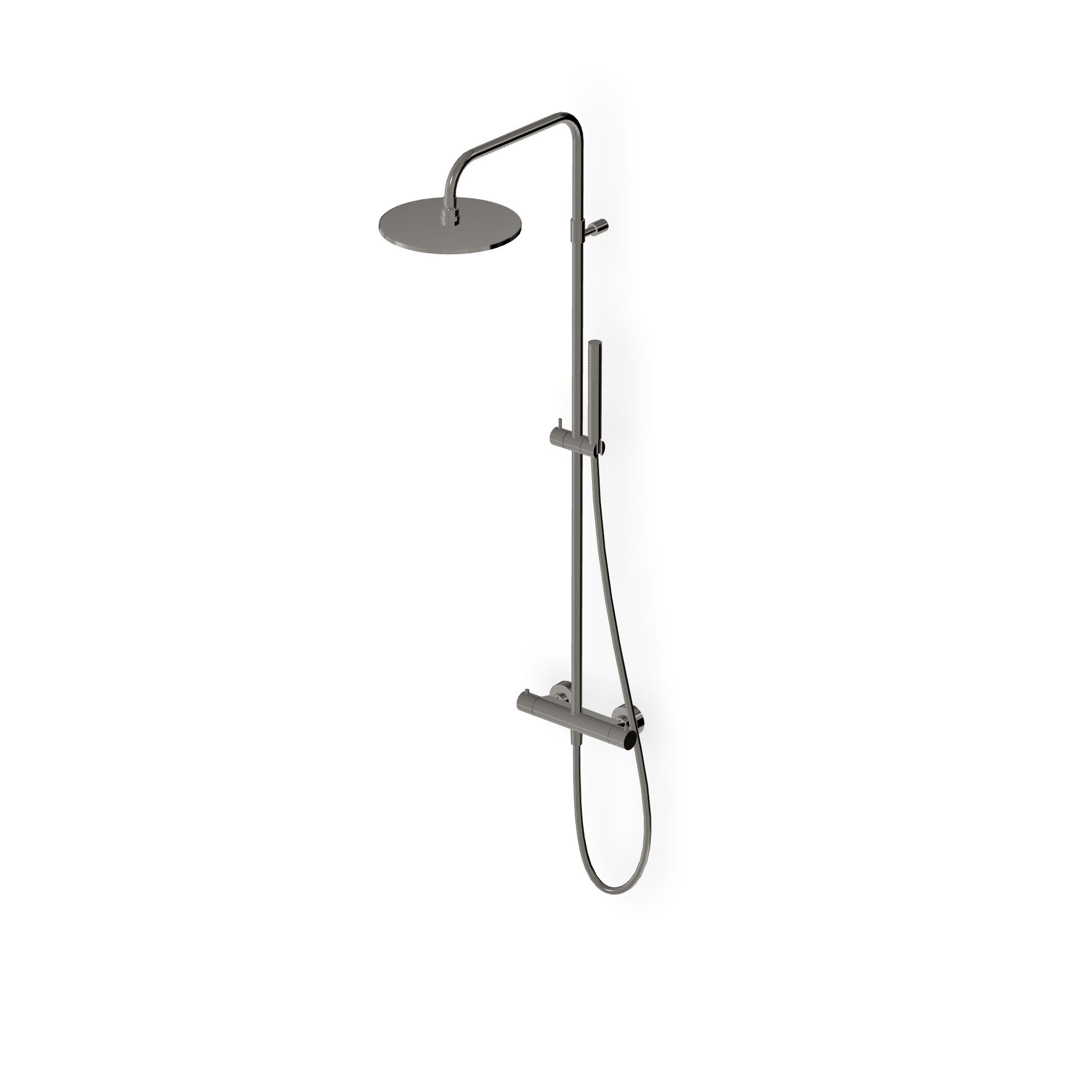 Zucchetti - Shower column with exposed thermostatic mixer