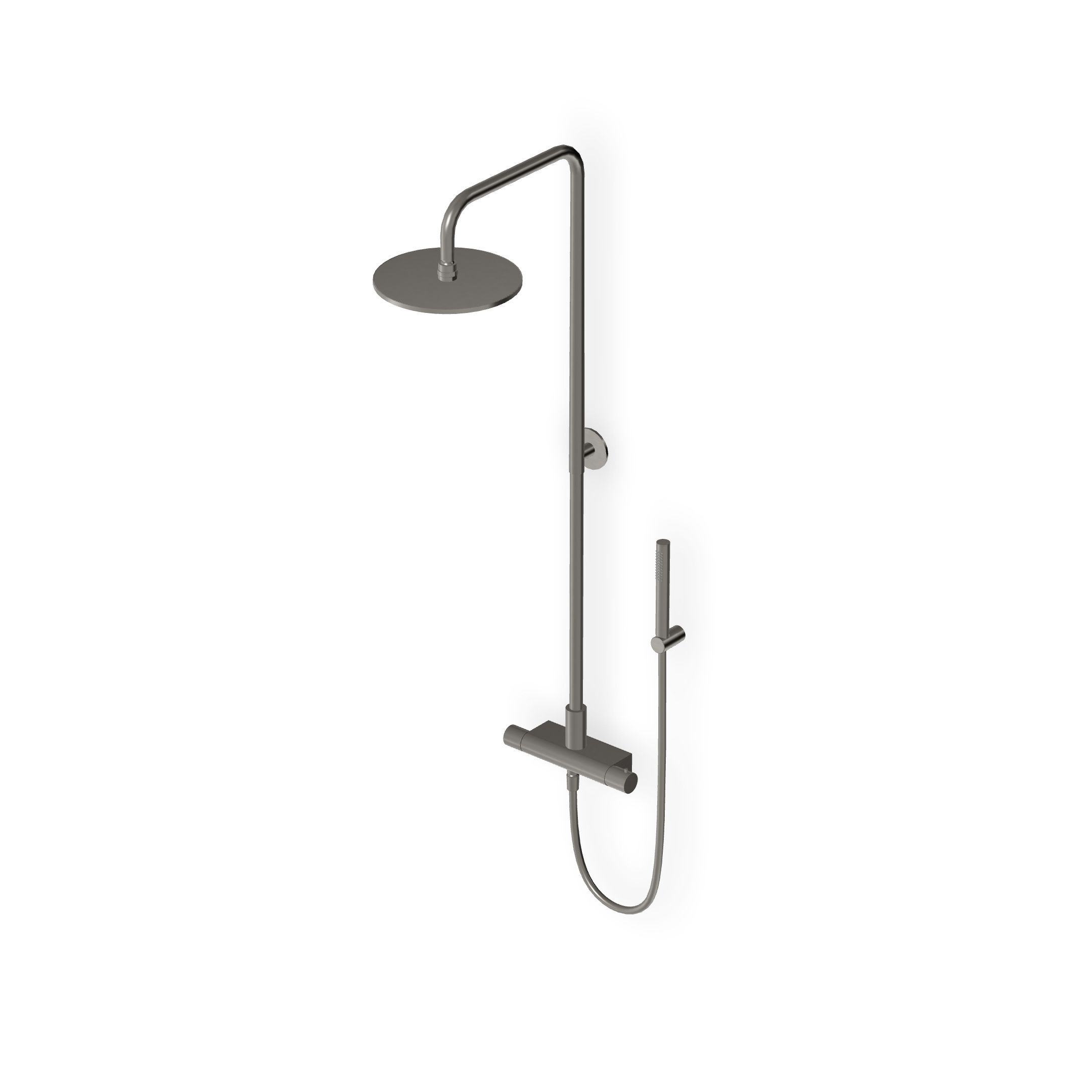 Zucchetti - Shower column with exposed thermostatic mixer