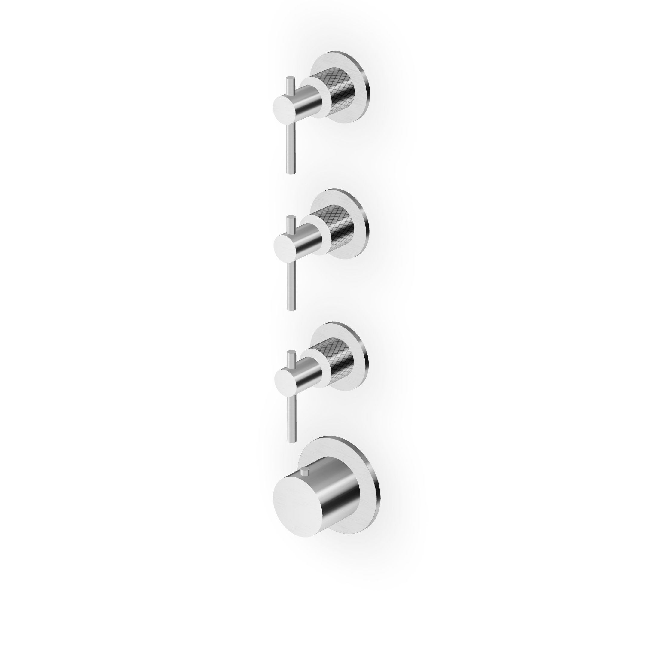 Zucchetti - Built-in thermostatic shower mixer with 3 stop valves
