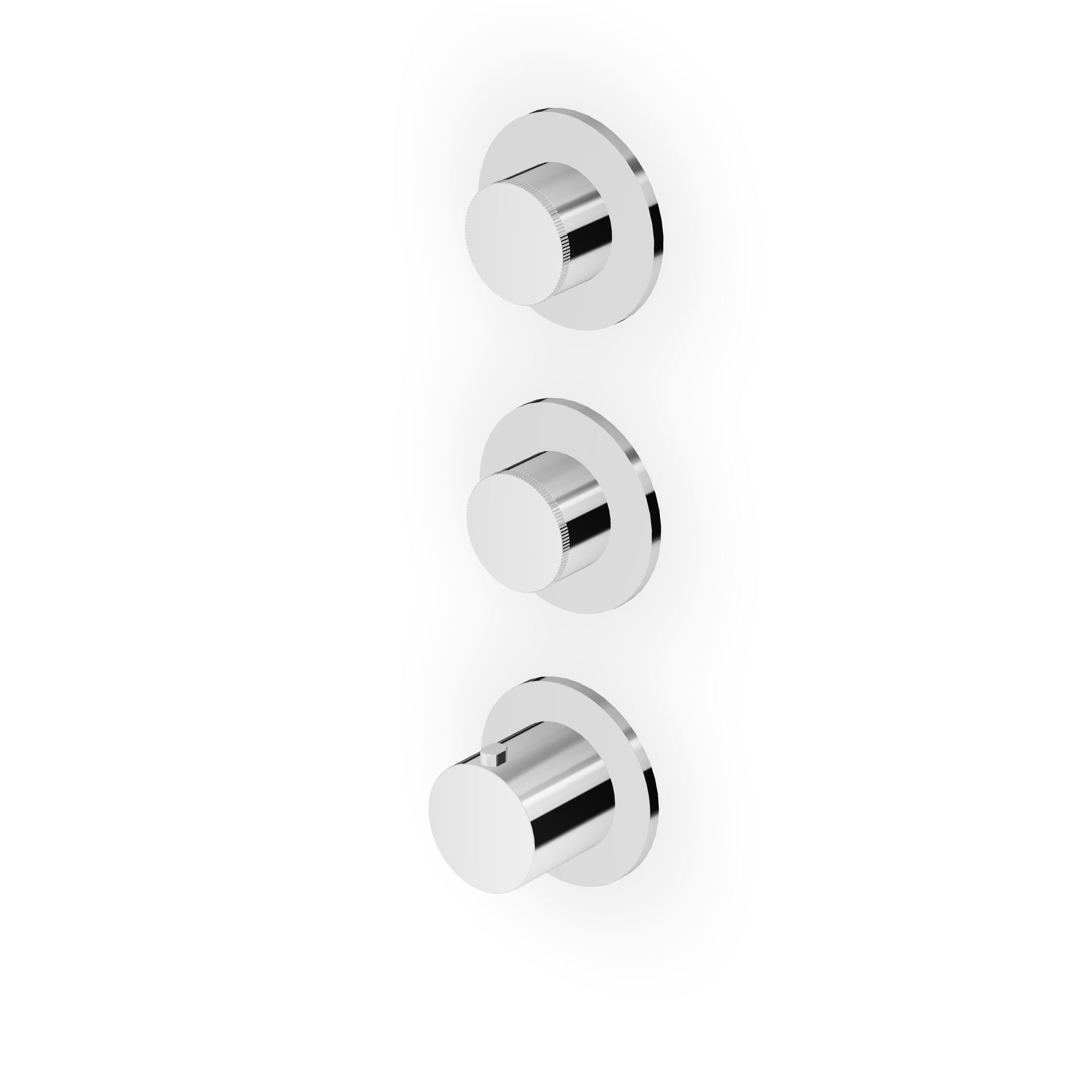 Zucchetti - Built-in thermostatic shower mixer 2 stop valves