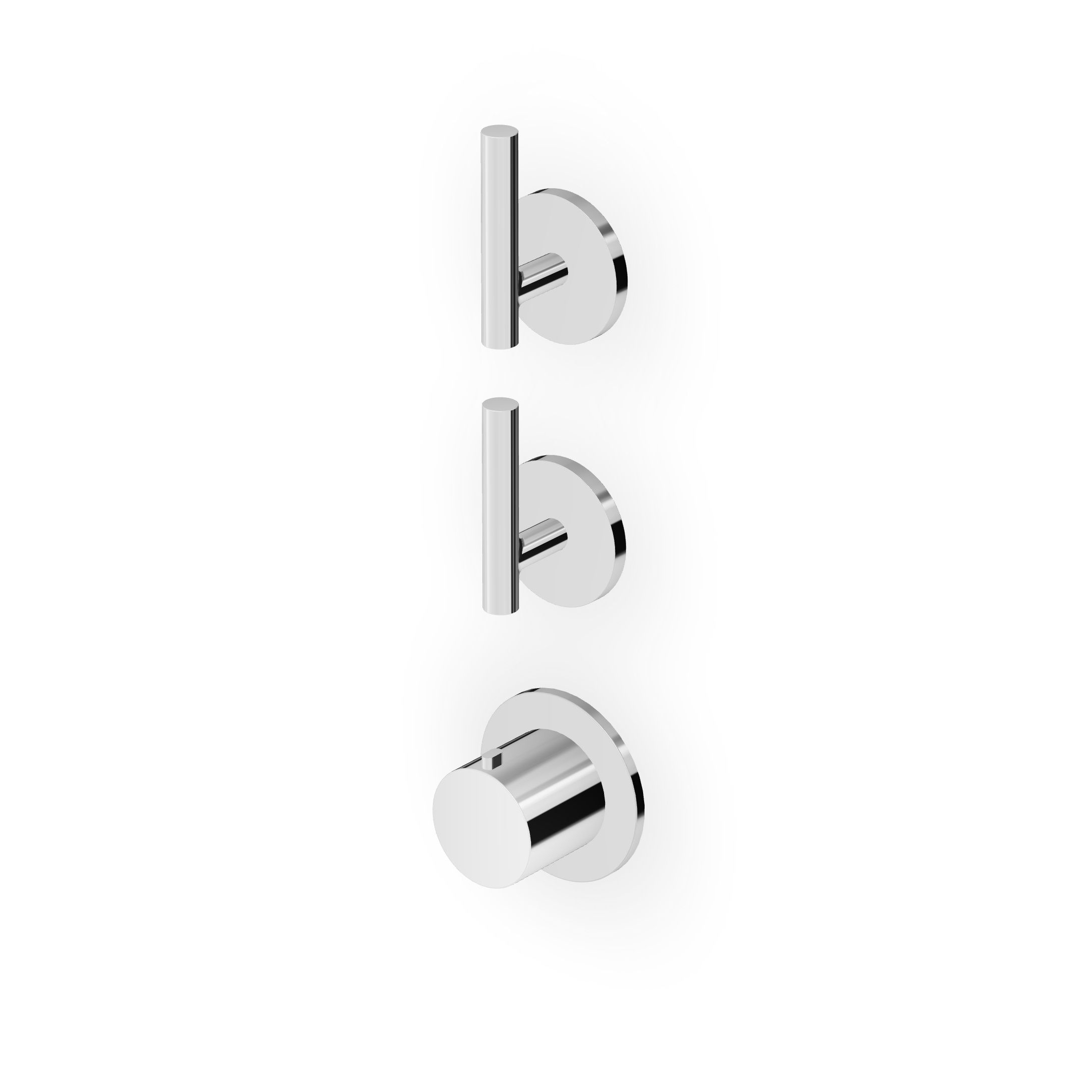 Zucchetti - Built-in thermostatic shower mixer 2 stop valves