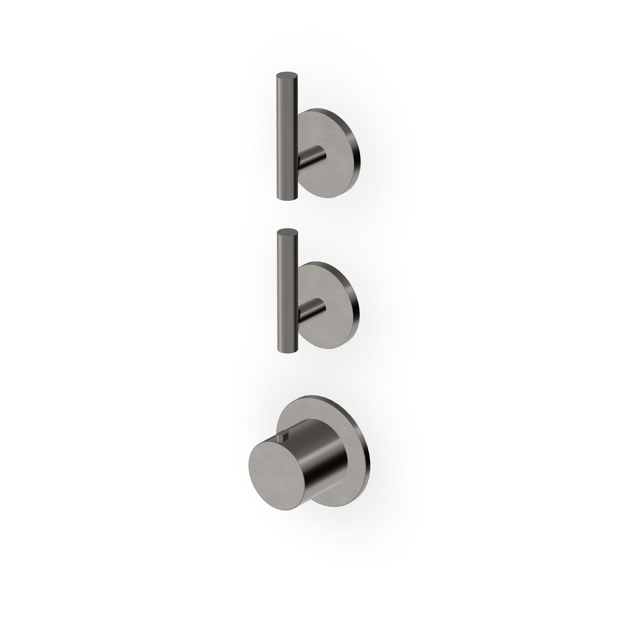 さち Zucchetti - Built-in thermostatic shower mixer 2 stop valves