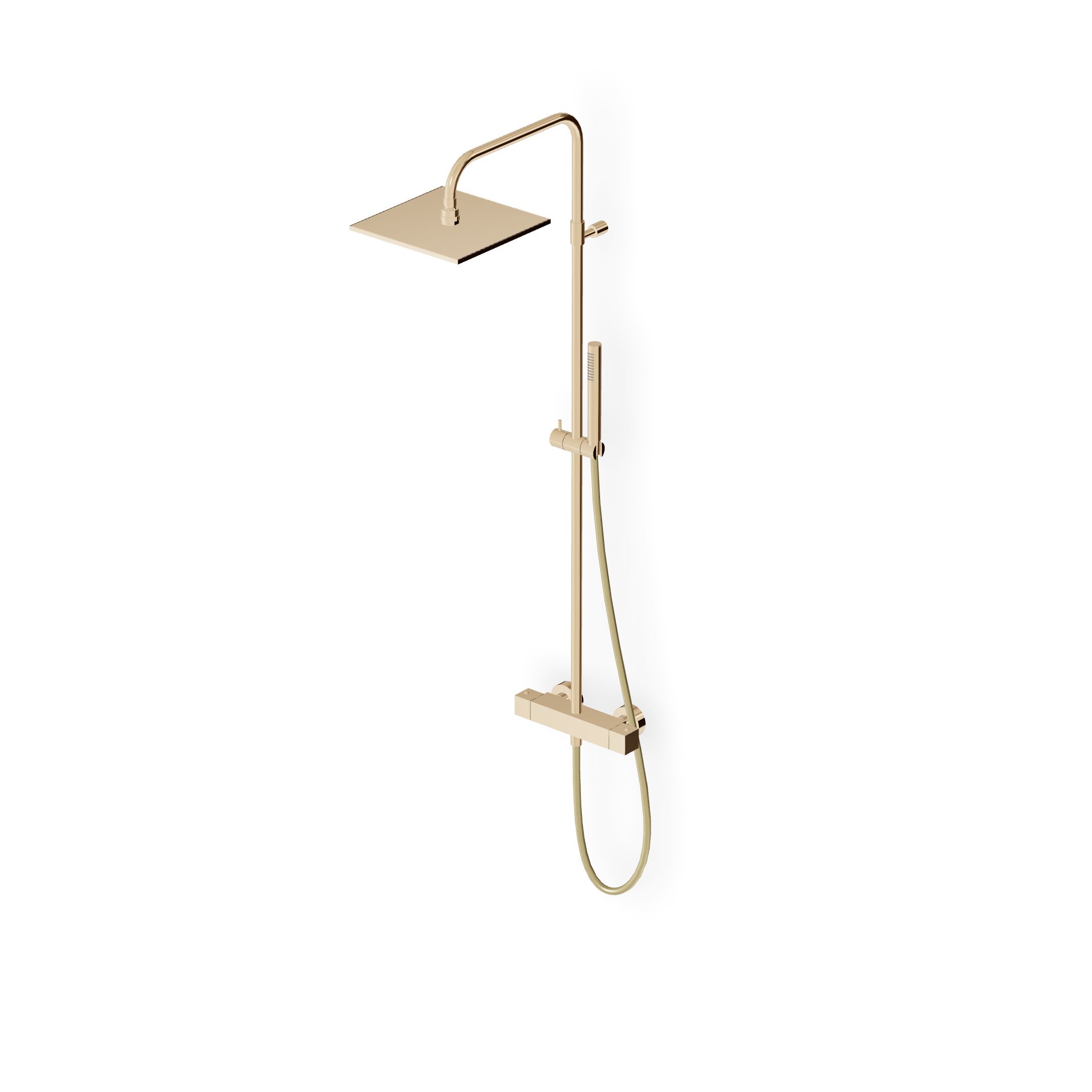 Zucchetti - Shower column with exposed thermostatic mixer