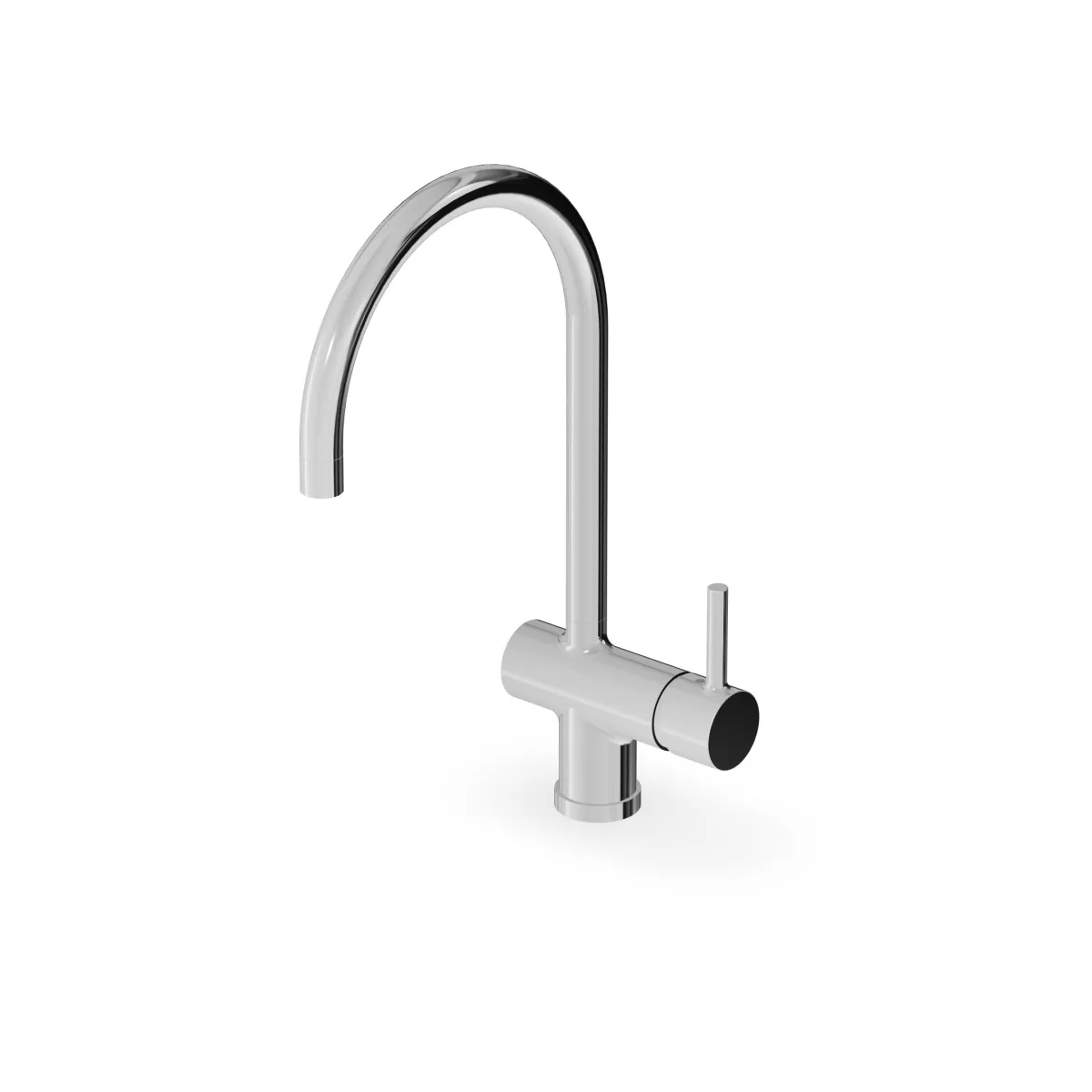 Zucchetti - Single lever sink mixer with swivel spout, pull out
