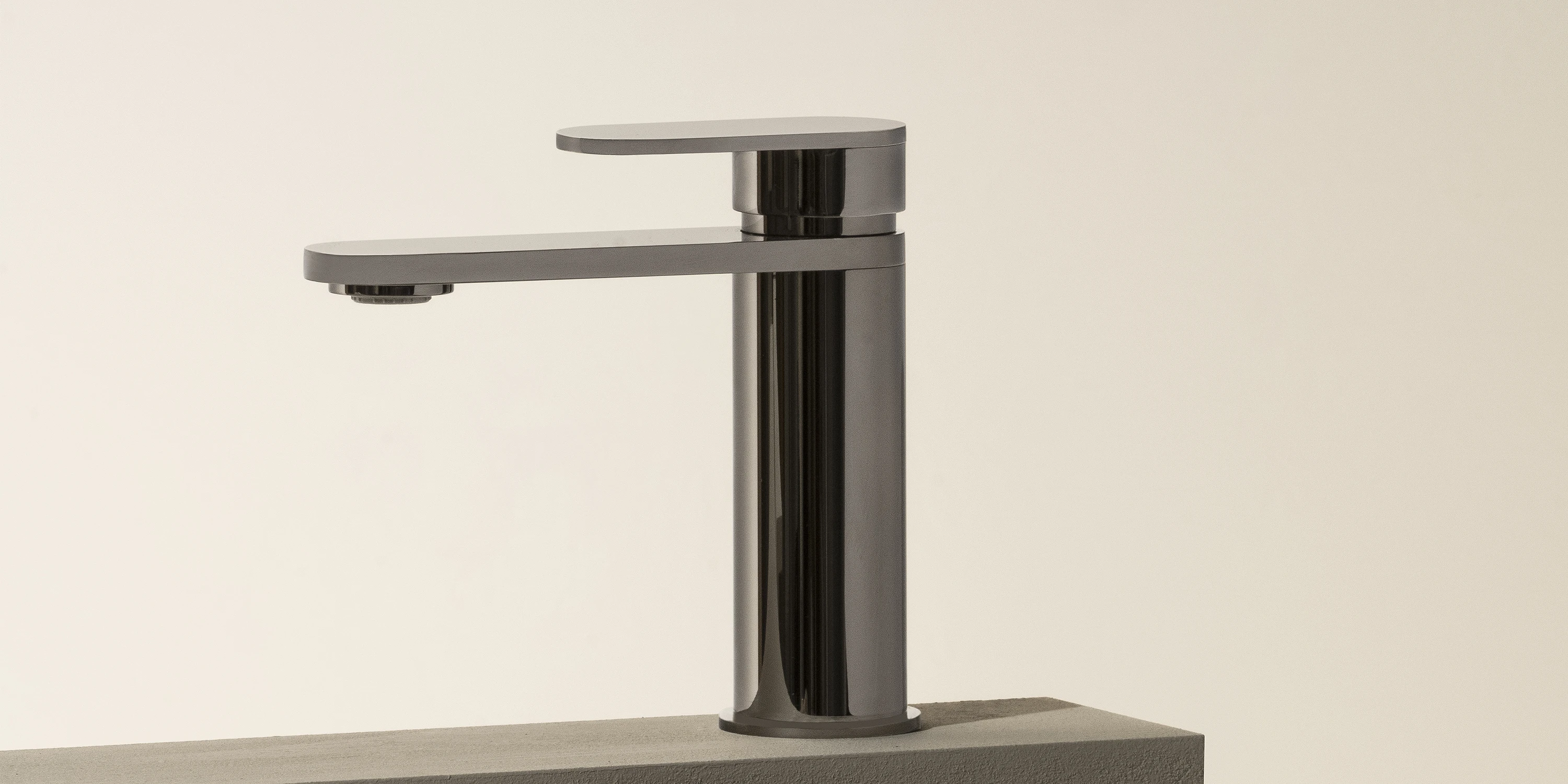 Zucchetti - 3 hole basin mixer. Calacatta gold marble handles. Zucchetti - 3 hole basin mixer. Calacatta gold marble handles.