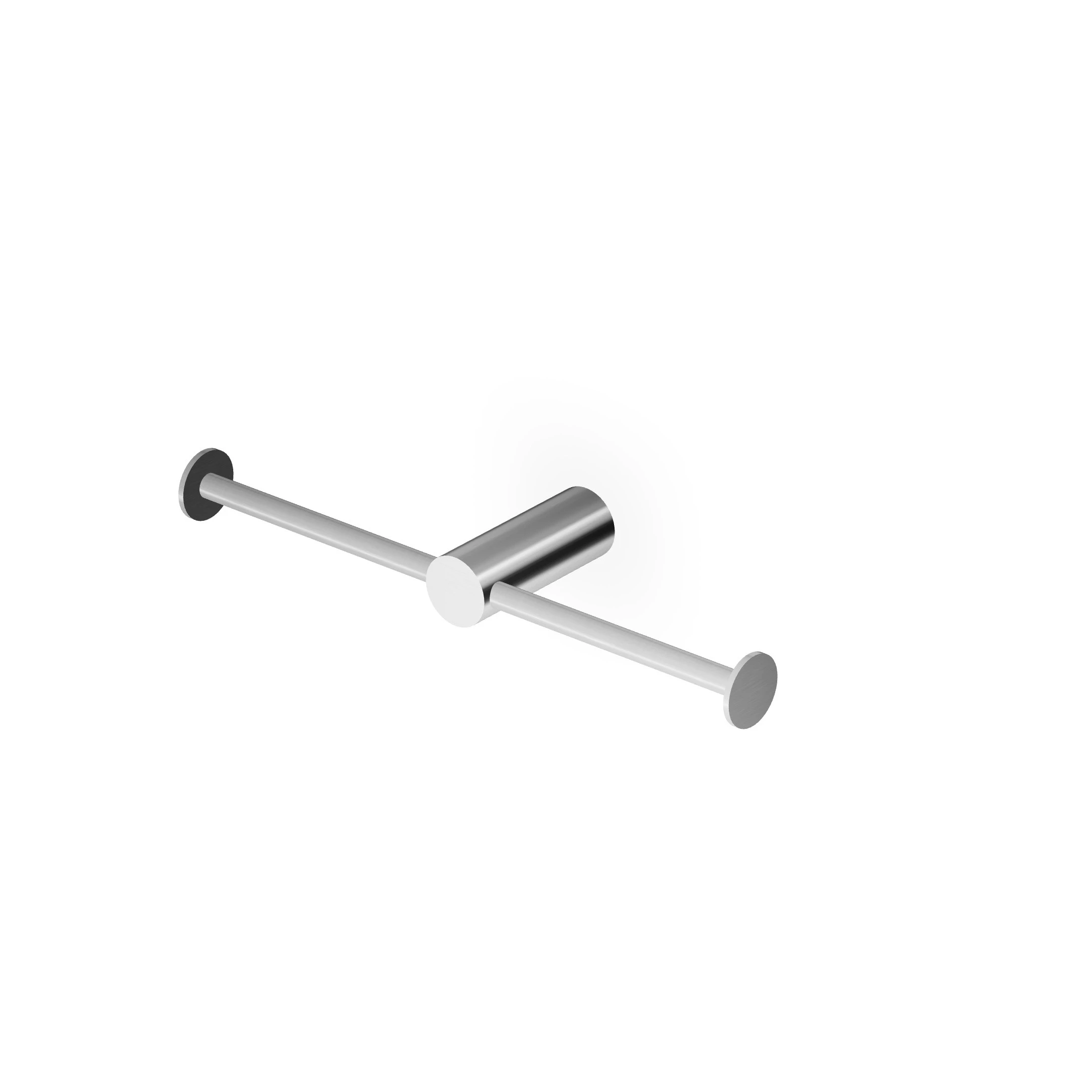 Zucchetti - Double toilet-paper holder.