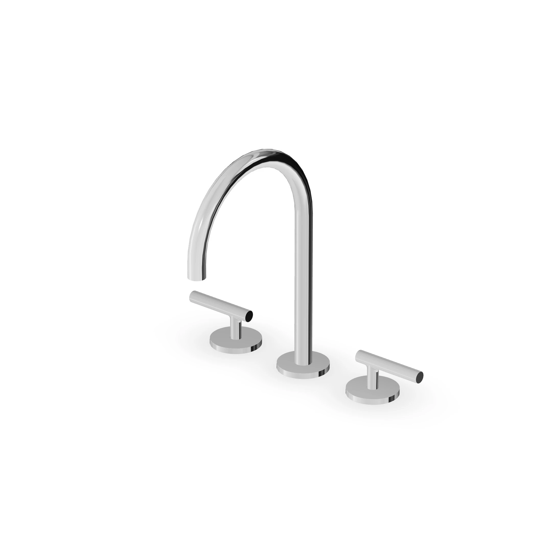 Zucchetti - 3 hole basin mixer high spout