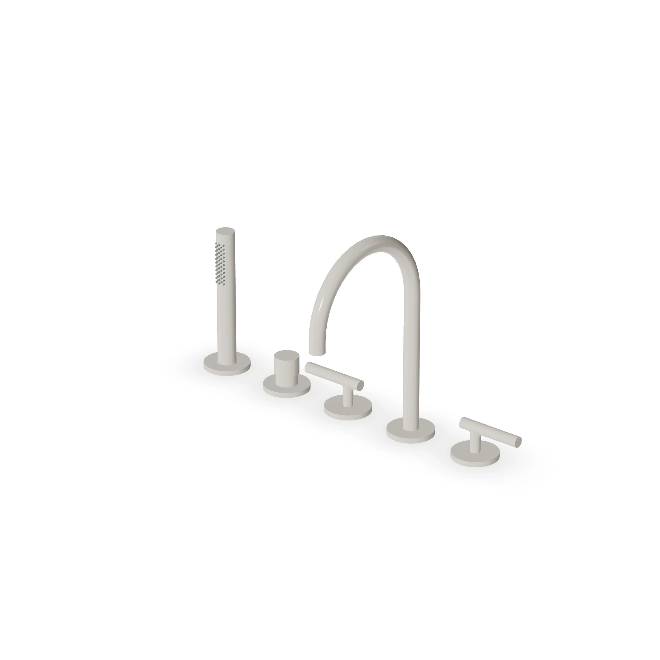 Zucchetti - 5 hole bath-mixer