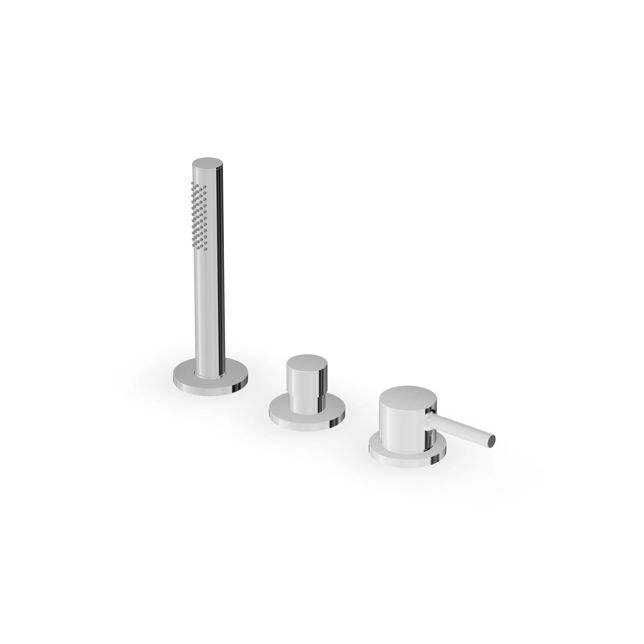 Zucchetti - Bath tub single lever mixer, overflow filler