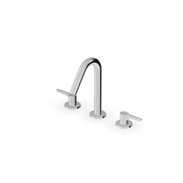 Zucchetti - 3 hole basin mixer low spout