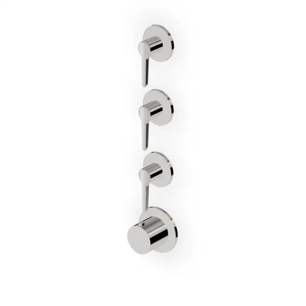 ツウカムリガイ Zucchetti - Built-in thermostatic shower mixer 3 stop valves